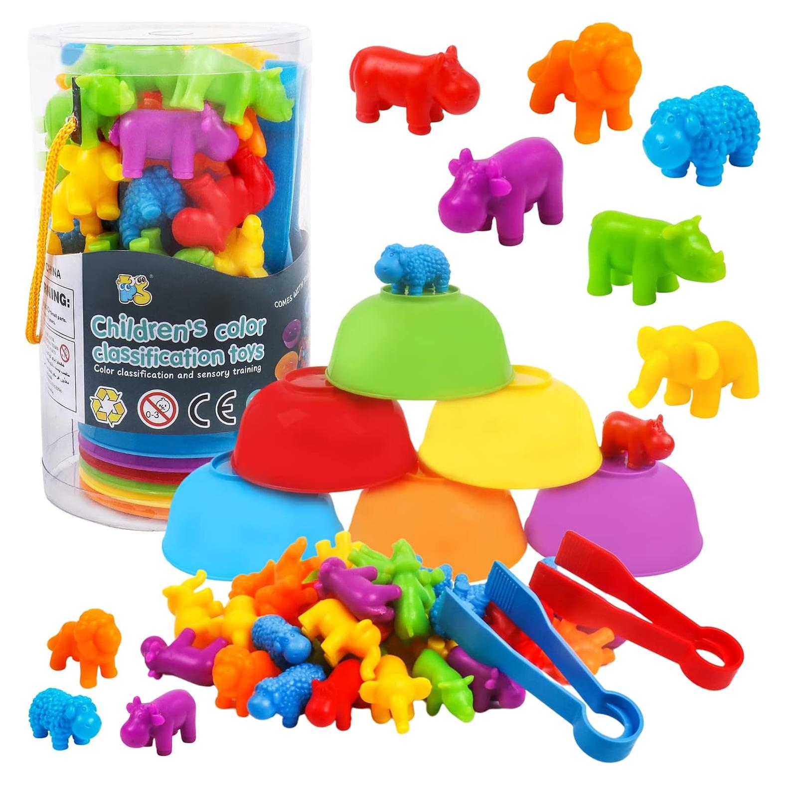 Juego de Emparejamiento Montessori de Animales - 36 Piezas