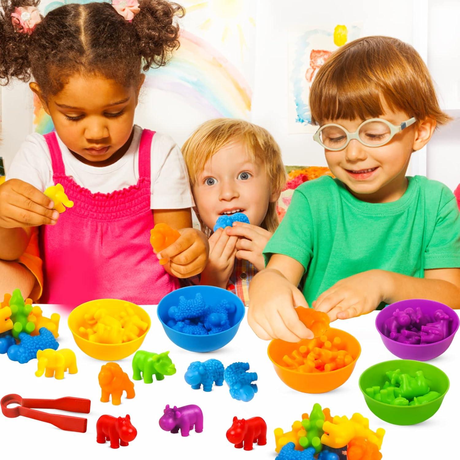 Juego de Emparejamiento Montessori de Animales - 36 Piezas