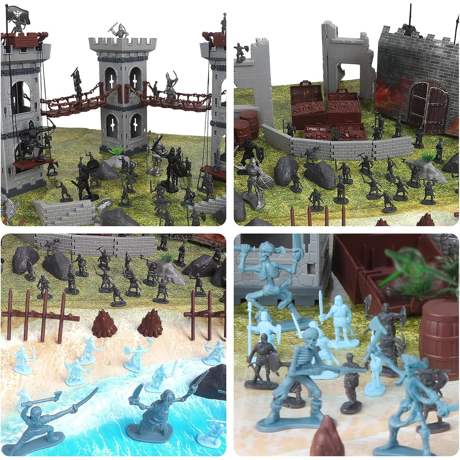 Set de Construcción de Castillo Medieval Yoyoom con Soldados