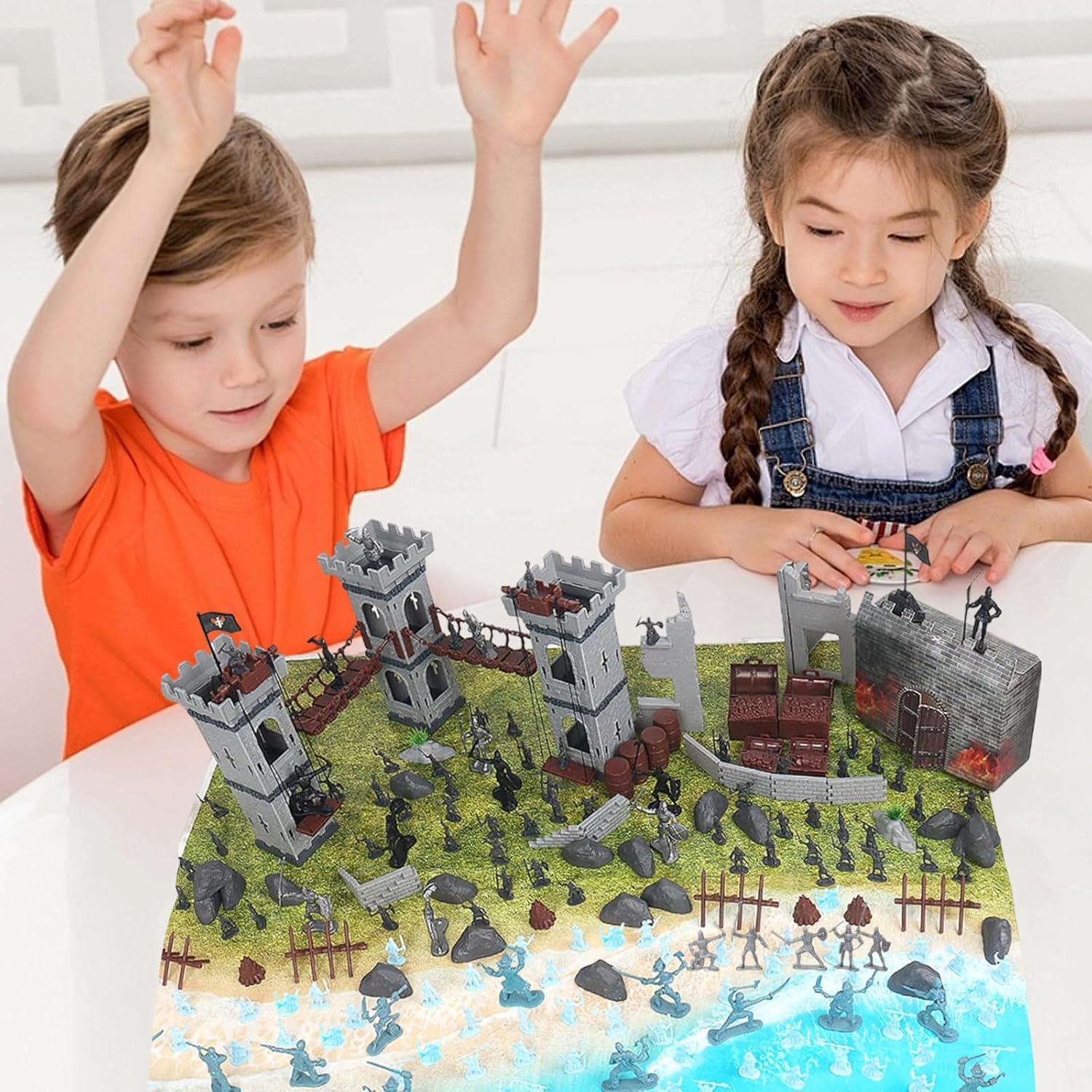 Set de Construcción de Castillo Medieval Yoyoom con Soldados