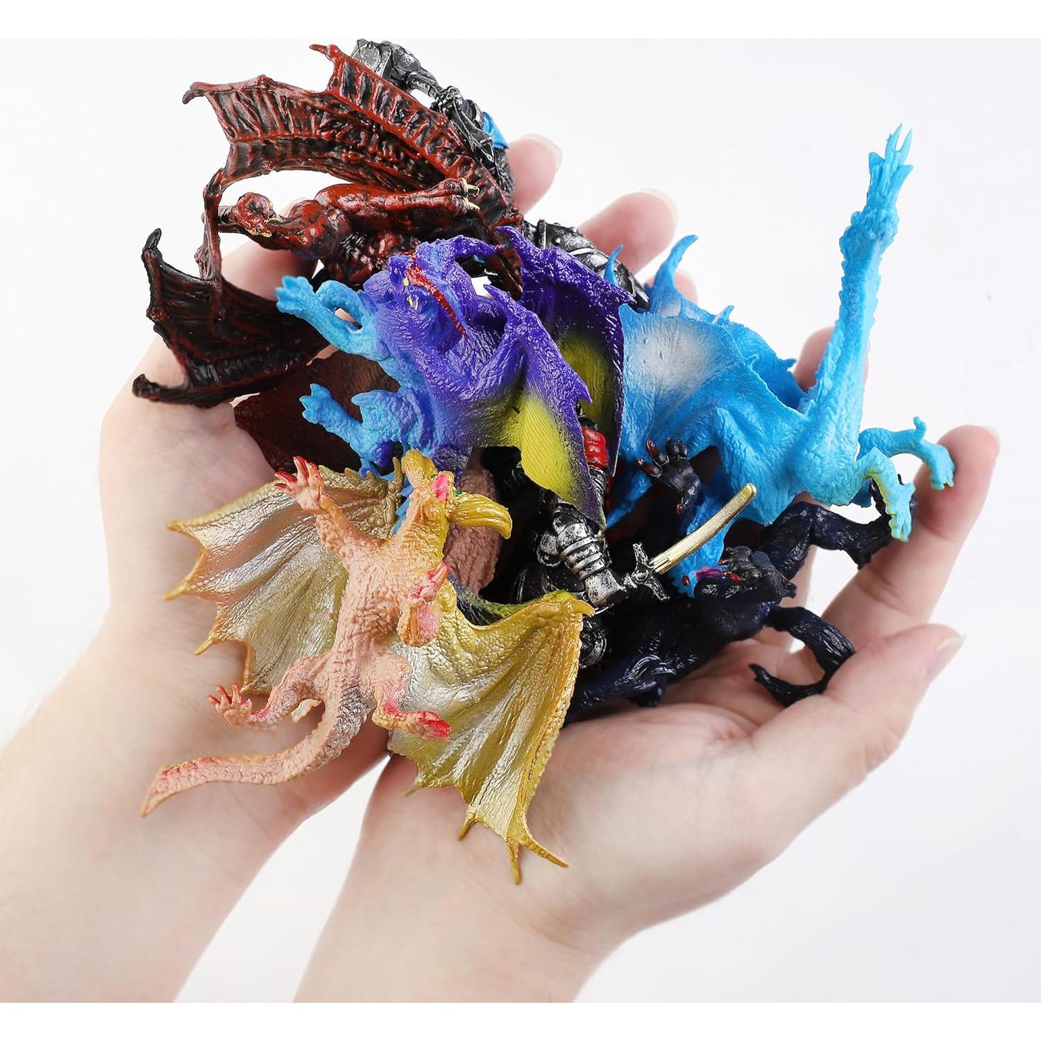 Conjunto de Figuras Medievales y Dragones Liberty Imports - 12 Piezas