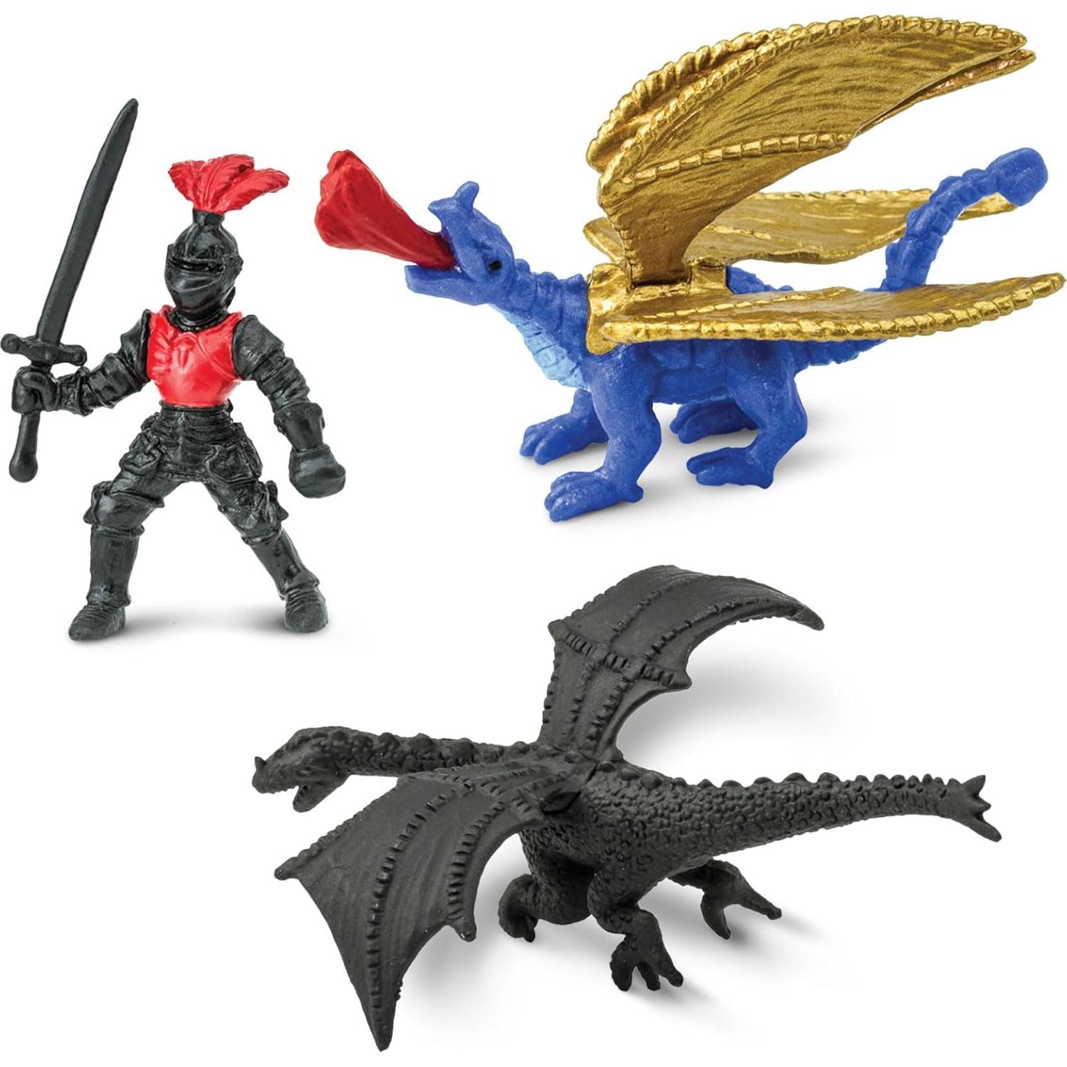 Safari Ltd. Caballeros y Dragones TOOB - 9 Figuras de Juguete
