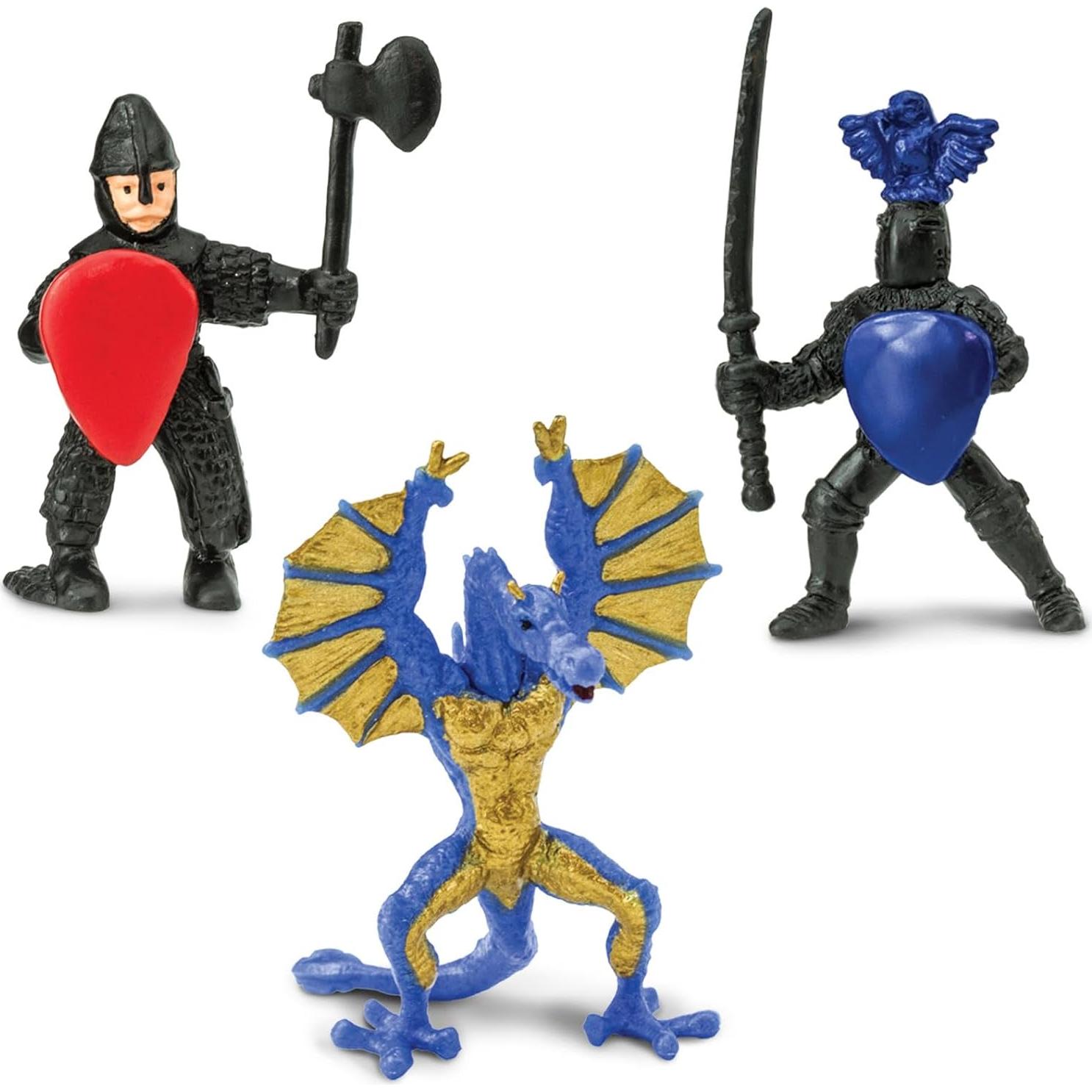 Safari Ltd. Caballeros y Dragones TOOB - 9 Figuras de Juguete