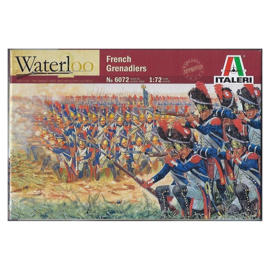Kit de Figuras Granaderos Franceses Italeri 1:72 - 50 Piezas