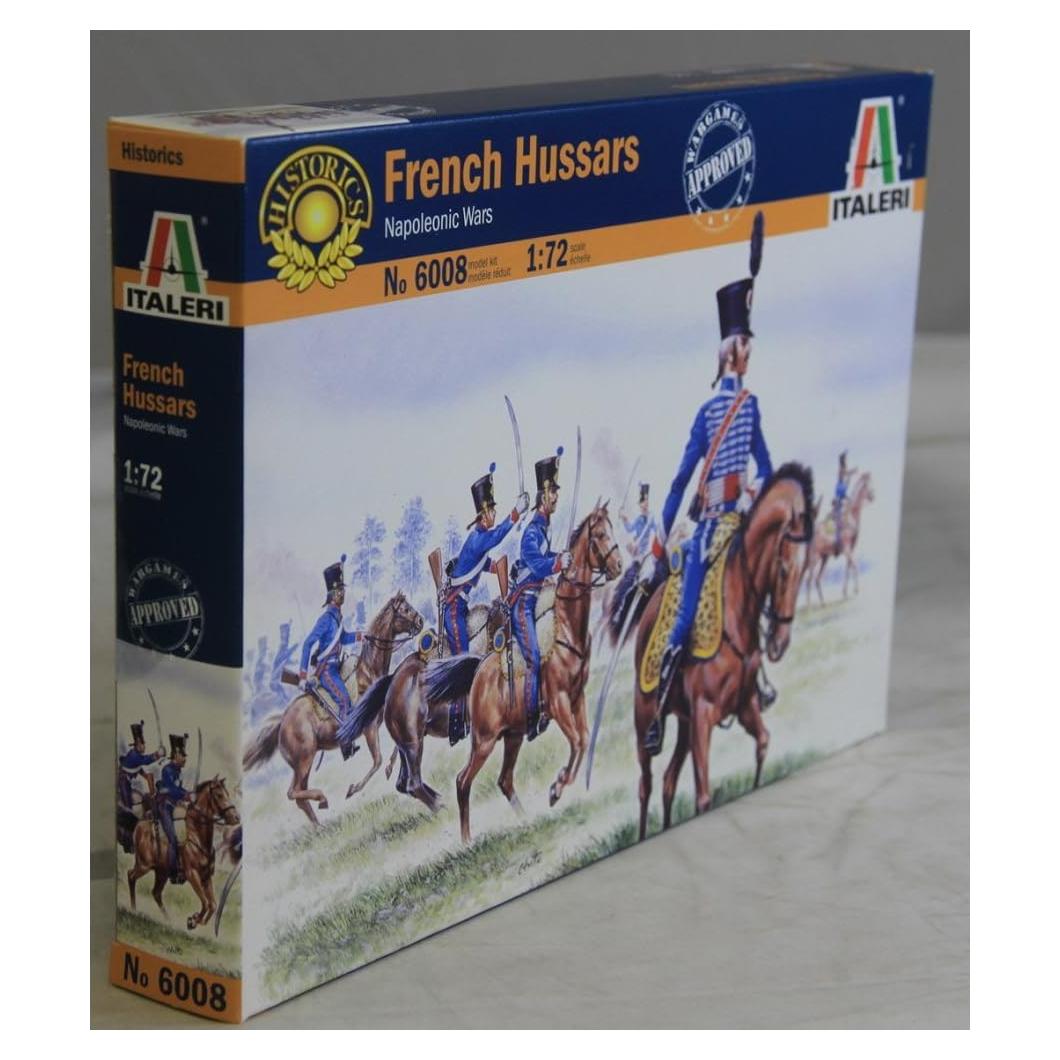 Maqueta Italeri Húsares Franceses 1:72 - 17 Figuras Sin Pintar