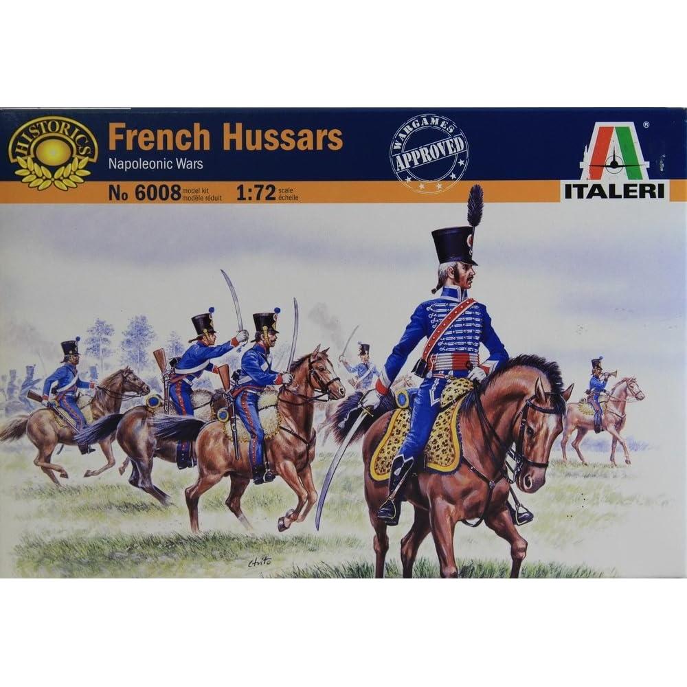 Maqueta Italeri Húsares Franceses 1:72 - 17 Figuras Sin Pintar