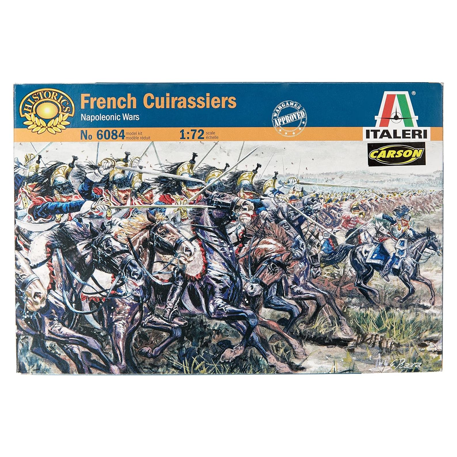 Kit de Modelo Italeri 1:72 Cuirassiers Franceses Napoleón