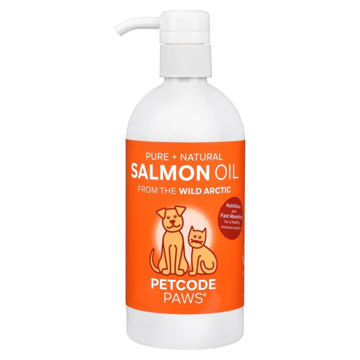 Aceite de Salmón 100% Puro Purecode 453.6 g para Mascotas