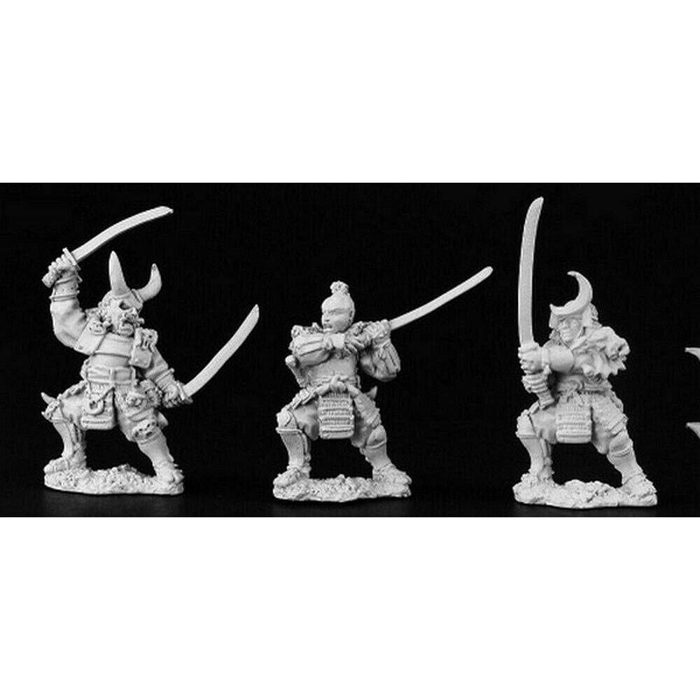 Miniaturas Samurai Oscuro 28mm Reaper sin pintar