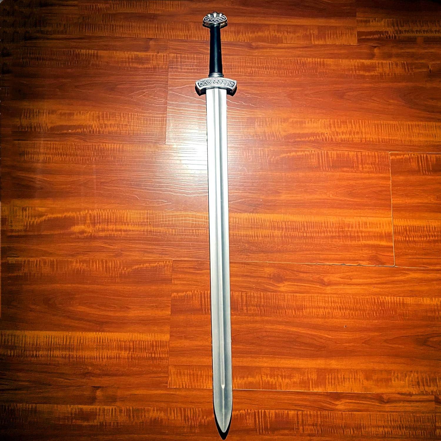 Espada Vikinga LOOYAR 105 cm Juguete de Espuma PU para Disfraz