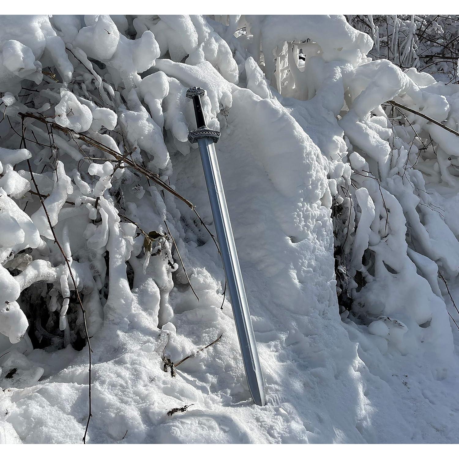 Espada Vikinga LOOYAR 105 cm Juguete de Espuma PU para Disfraz