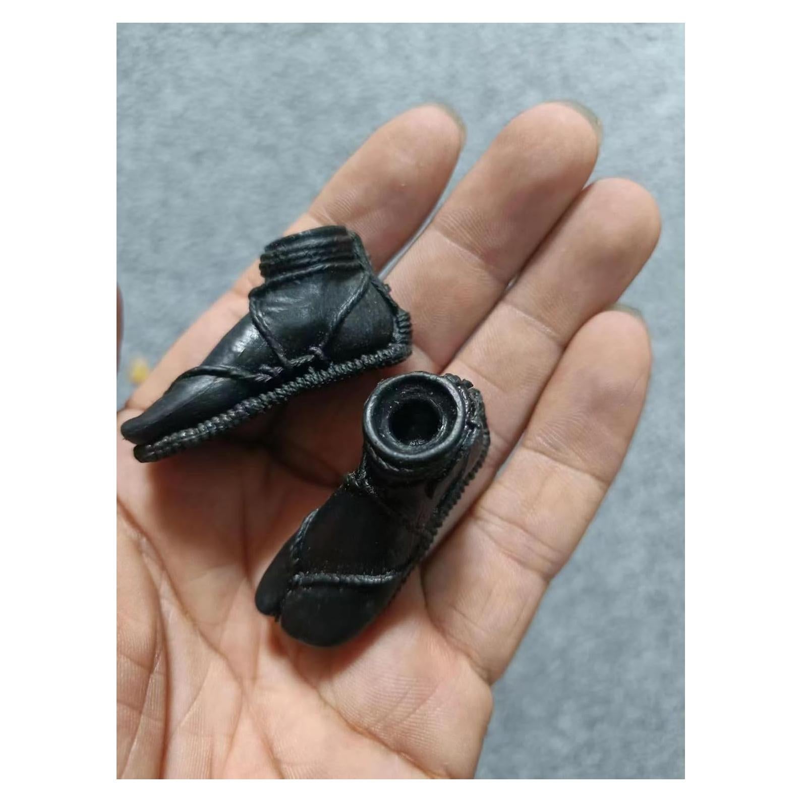 Zapatos samurái japonés antiguo Ximitoy 1/6 escala