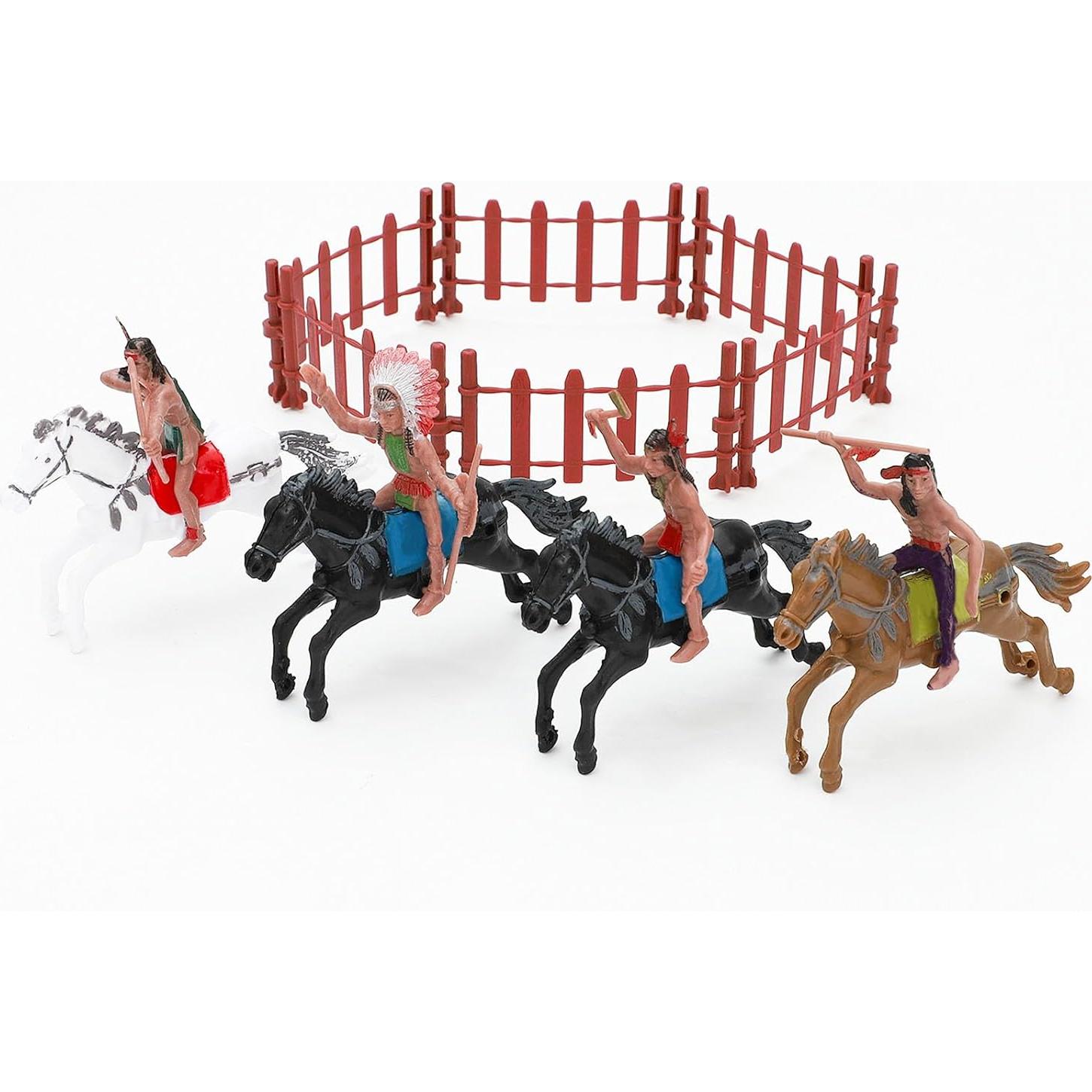 Figuras Nativas Americanas ONEST 26 Piezas Juguetes Educativos