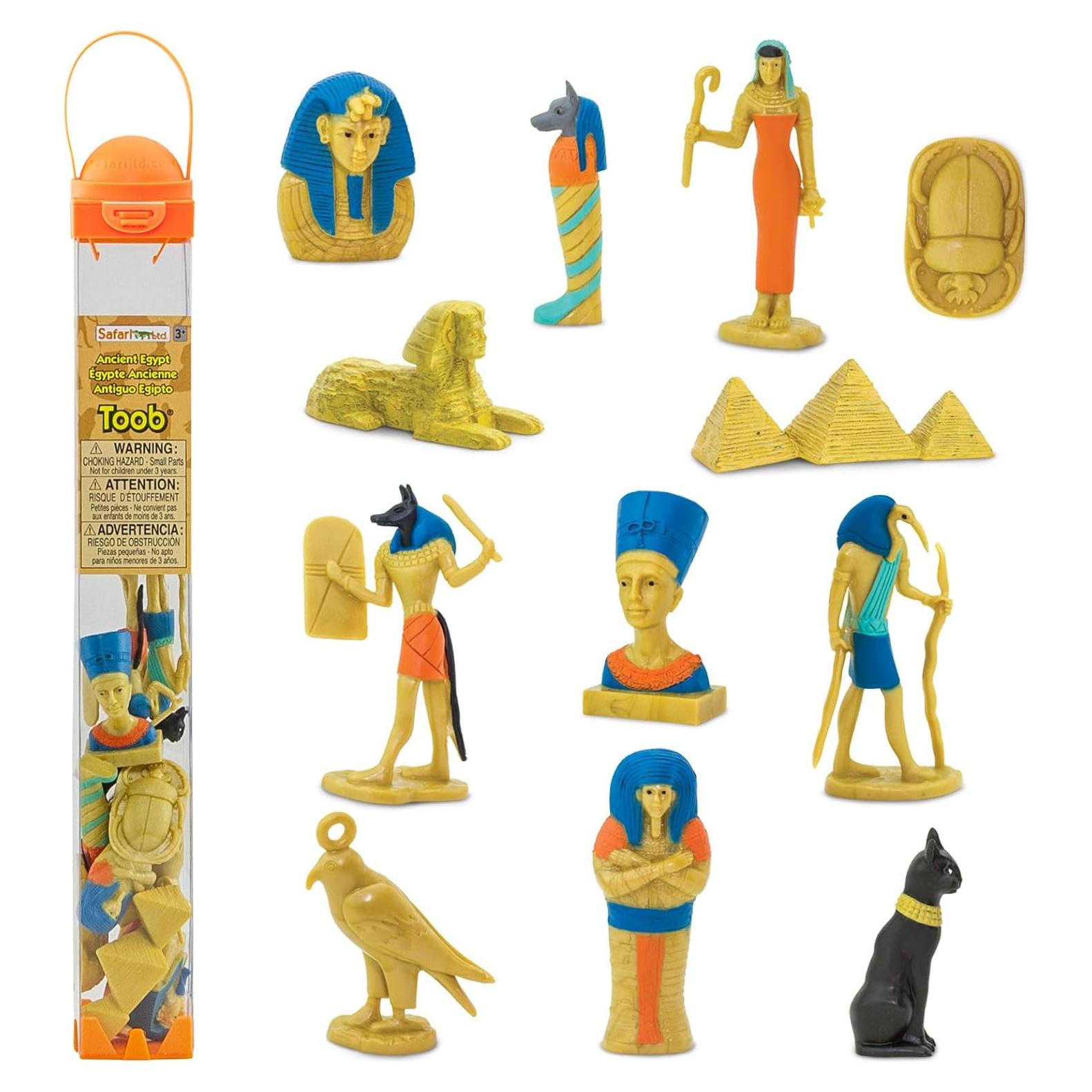 Safari Ltd TOOB Antiguo Egipto - 12 Figuras Educativas 3+