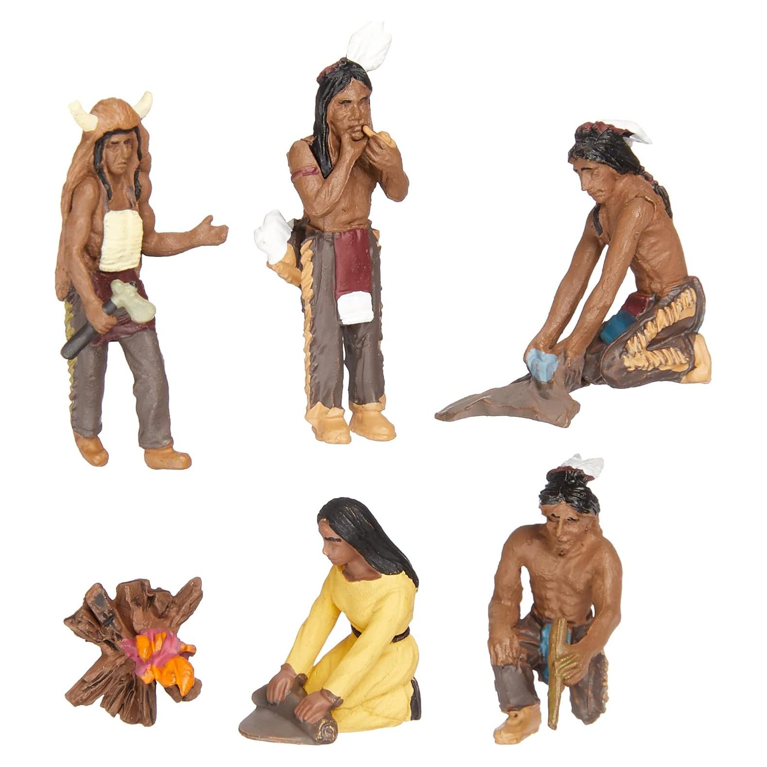 Figuritas Nativos Americanos Woodland Scenics 5 Piezas 1.27-5.08cm