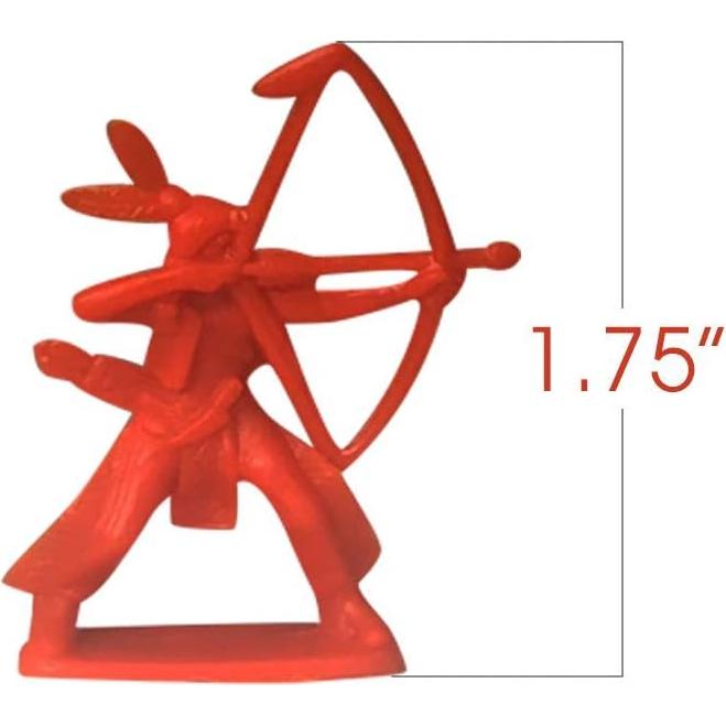 Figuras de Acción Vaqueros e Indios ArtCreativity - 144 Piezas