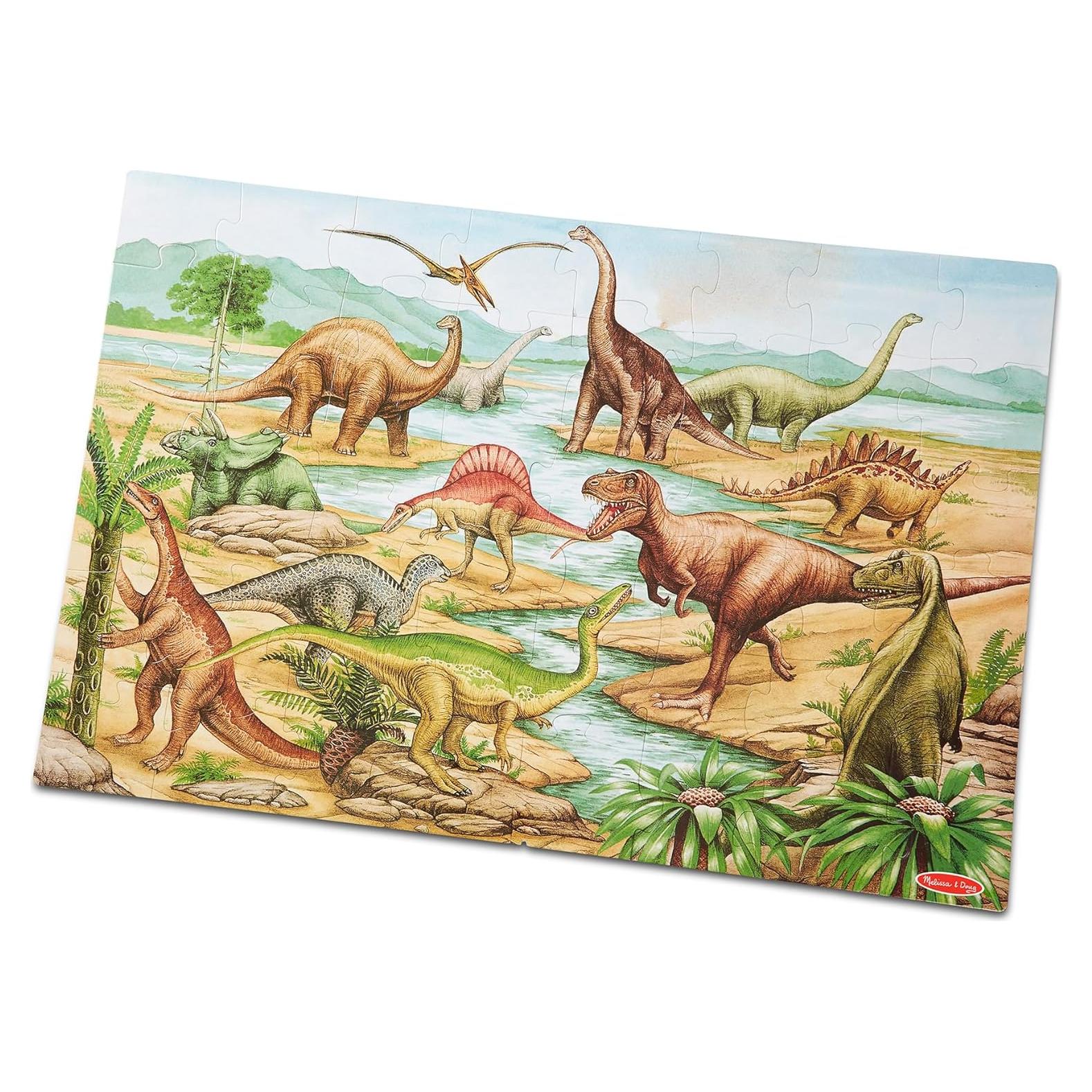 Rompecabezas de Piso Dinosaurios Melissa & Doug - 48 Piezas