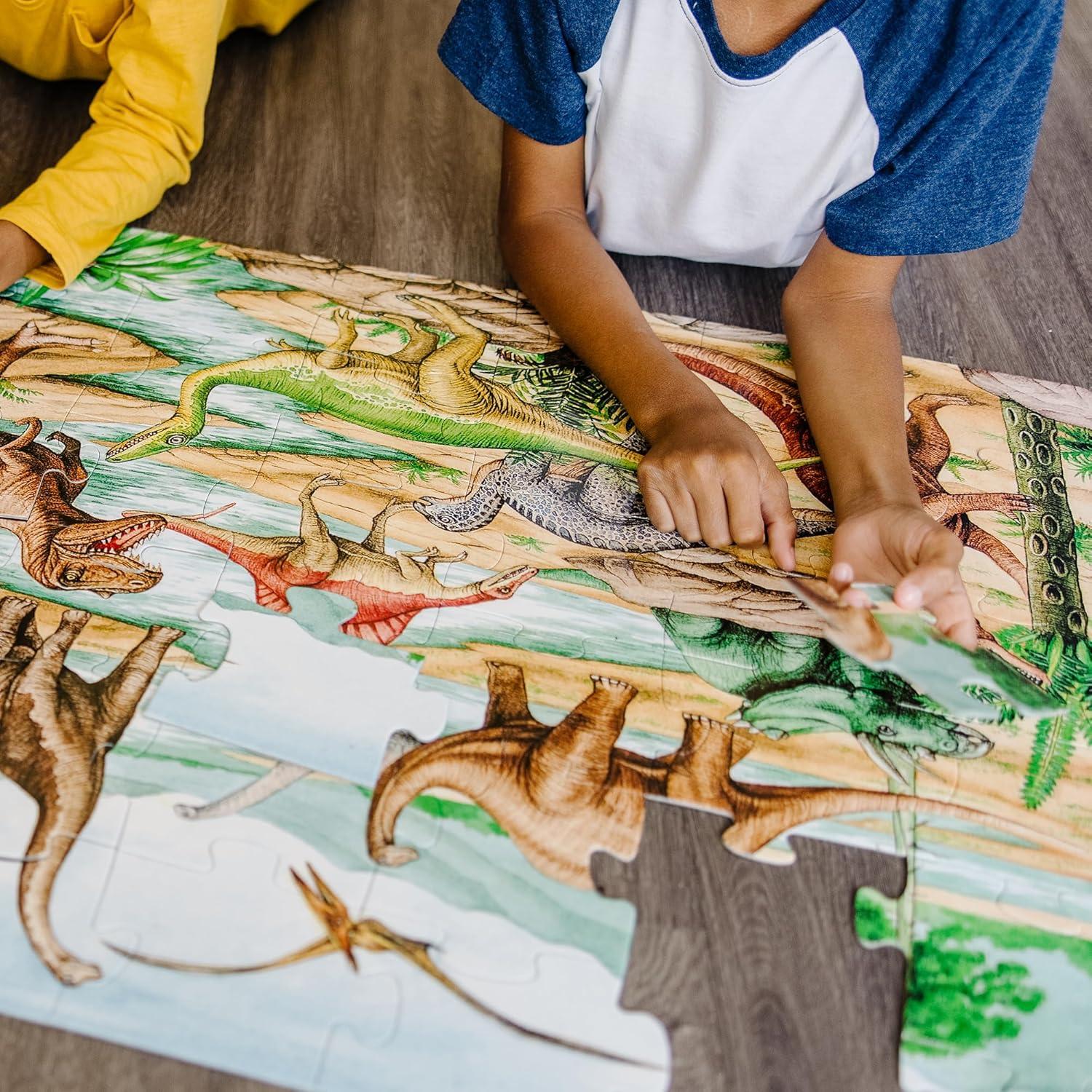 Rompecabezas de Piso Dinosaurios Melissa & Doug - 48 Piezas