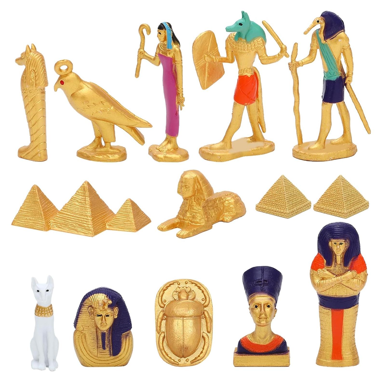Conjunto de 14 Figuras Egipcias ONEST para Niños