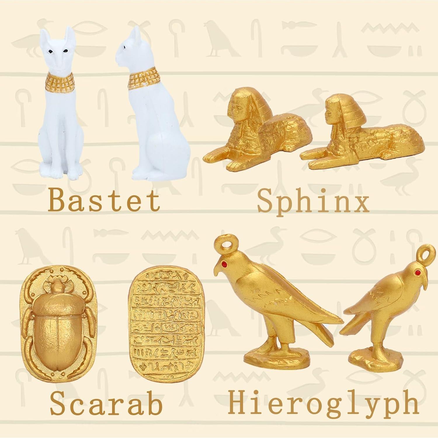 Conjunto de 14 Figuras Egipcias ONEST para Niños