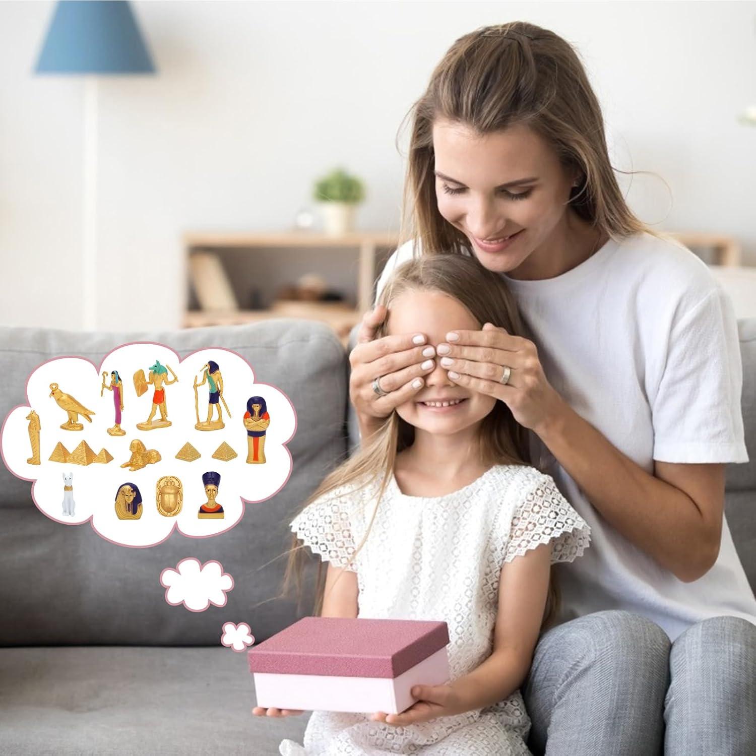 Conjunto de 14 Figuras Egipcias ONEST para Niños