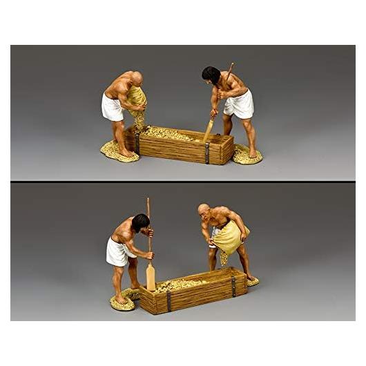 Soldados de Juguete Egipto Antiguo Reyes y País 1:30 Estaño