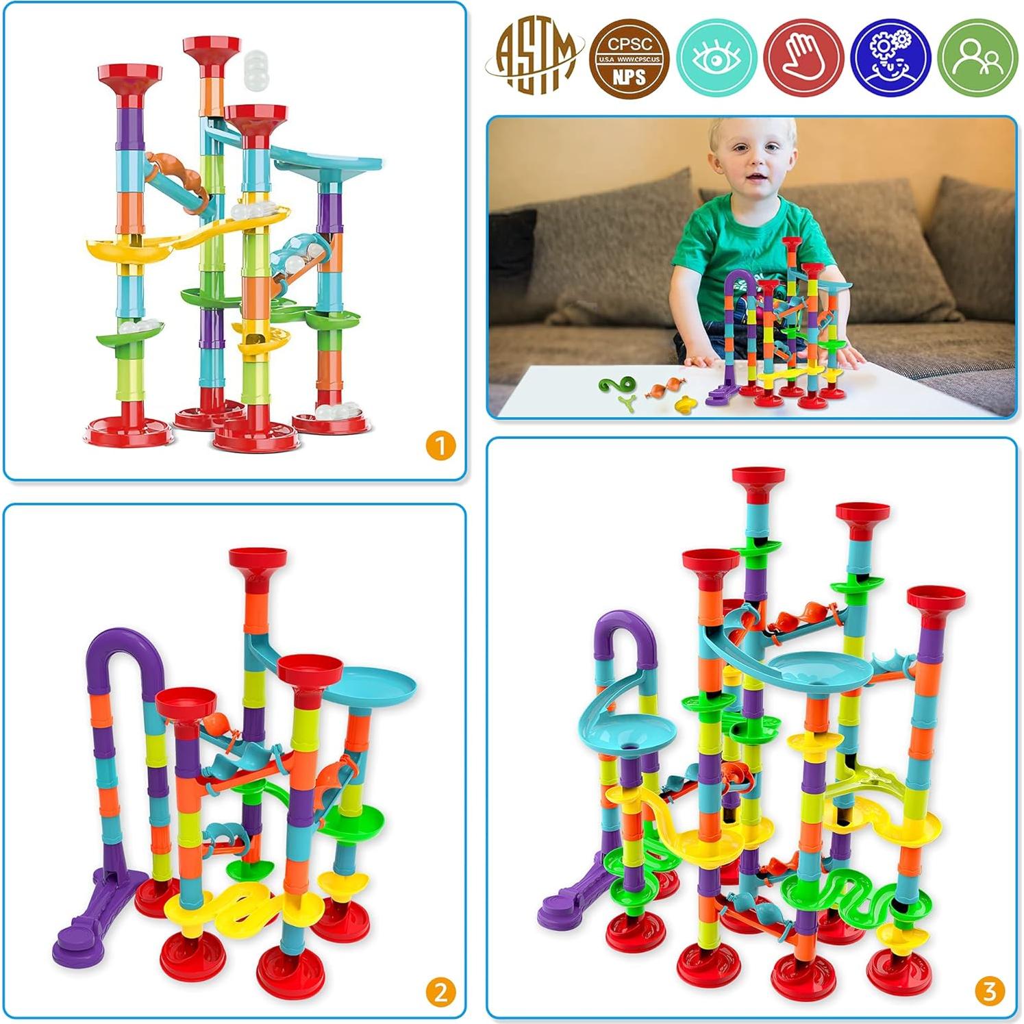 Juego de Carrera de Laberinto de Canicas Blacka 56 Piezas