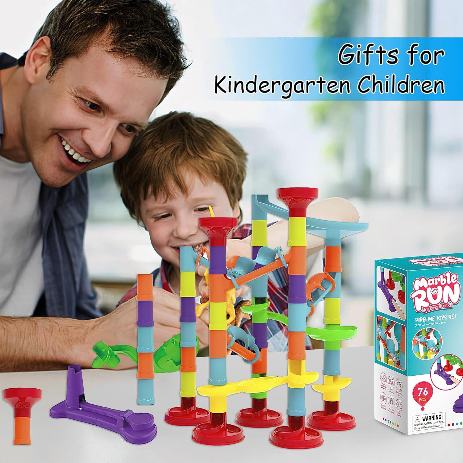 Juego de Carrera de Laberinto de Canicas Blacka 56 Piezas