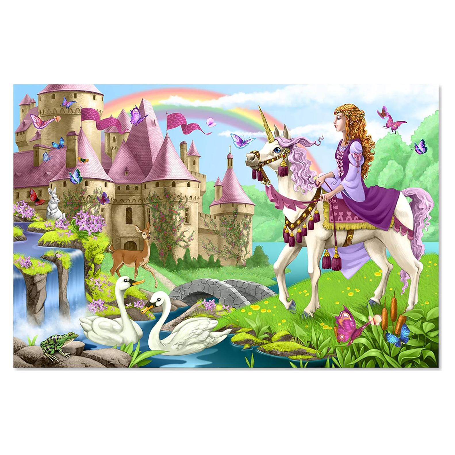 Rompecabezas de Piso Jumbo Castillo de Cuento de Hadas 48 Piezas