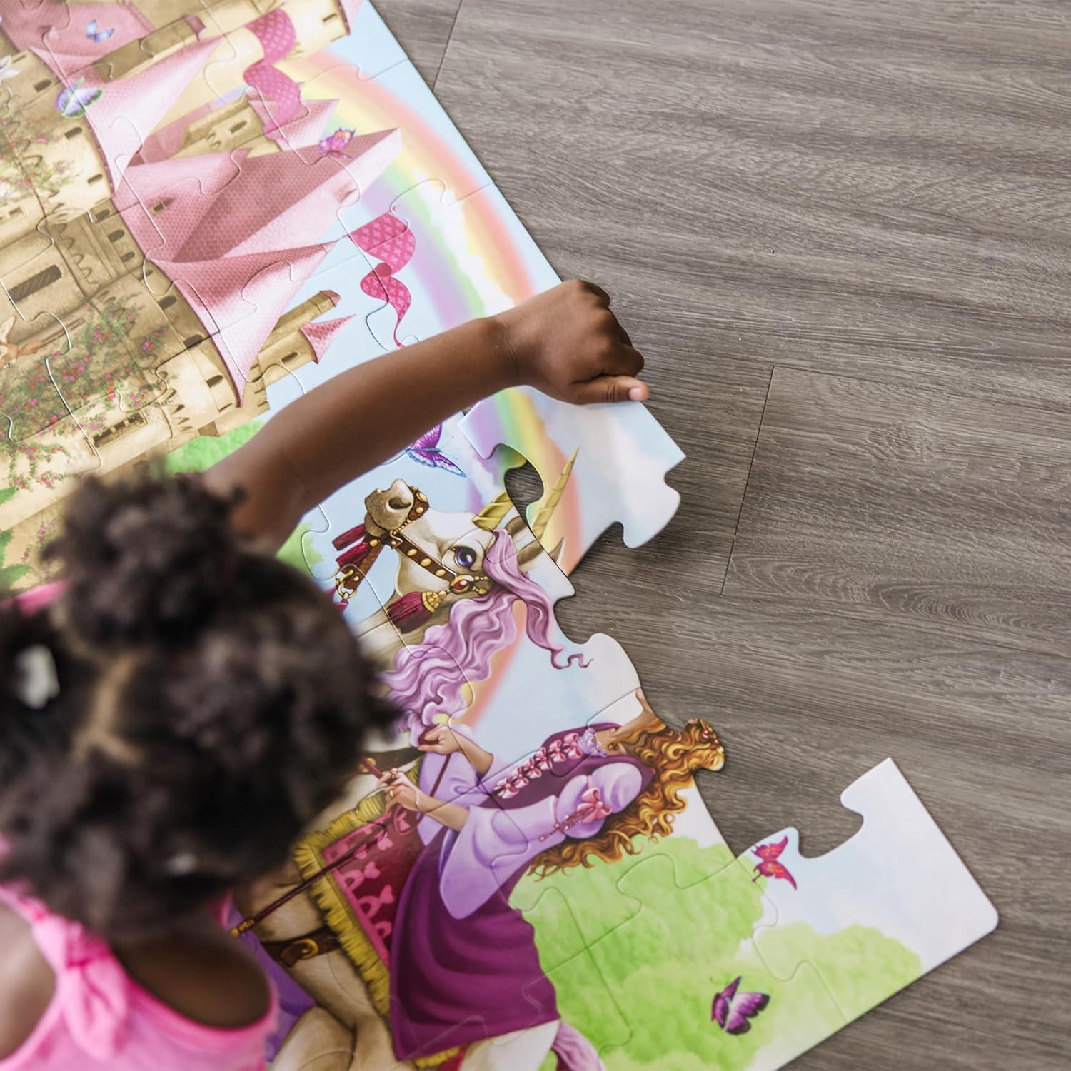 Rompecabezas de Piso Jumbo Castillo de Cuento de Hadas 48 Piezas