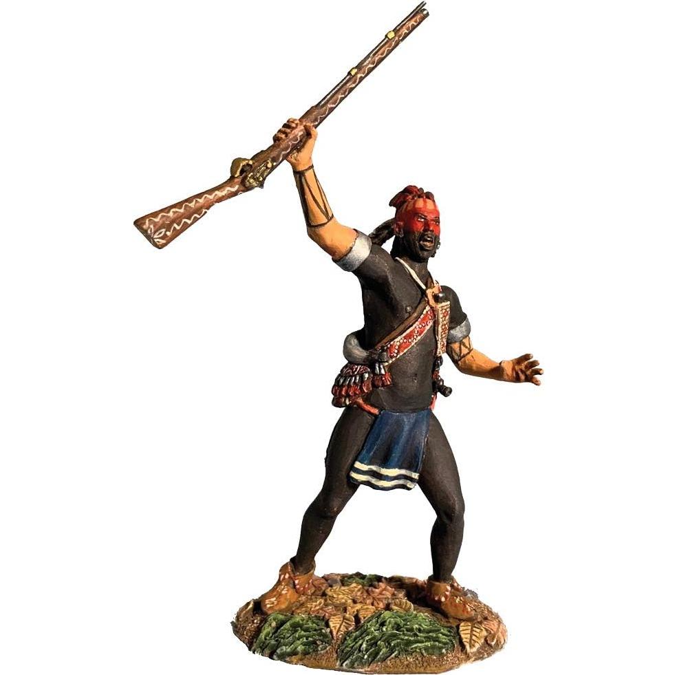 Soldados de Juguete W. Britain Indio Woodland 1:30 Pewter