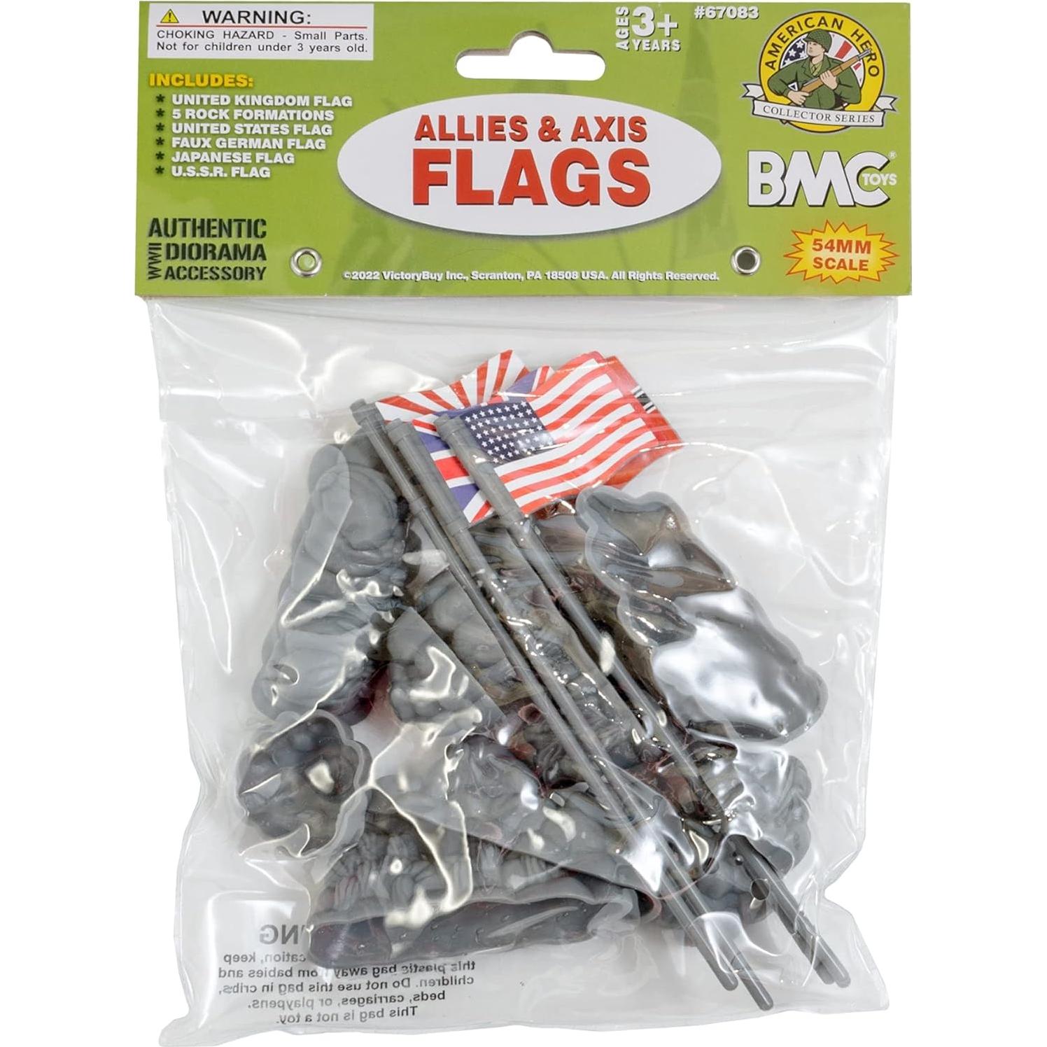 Juego de Banderas de la Segunda Guerra Mundial BMC 10pc