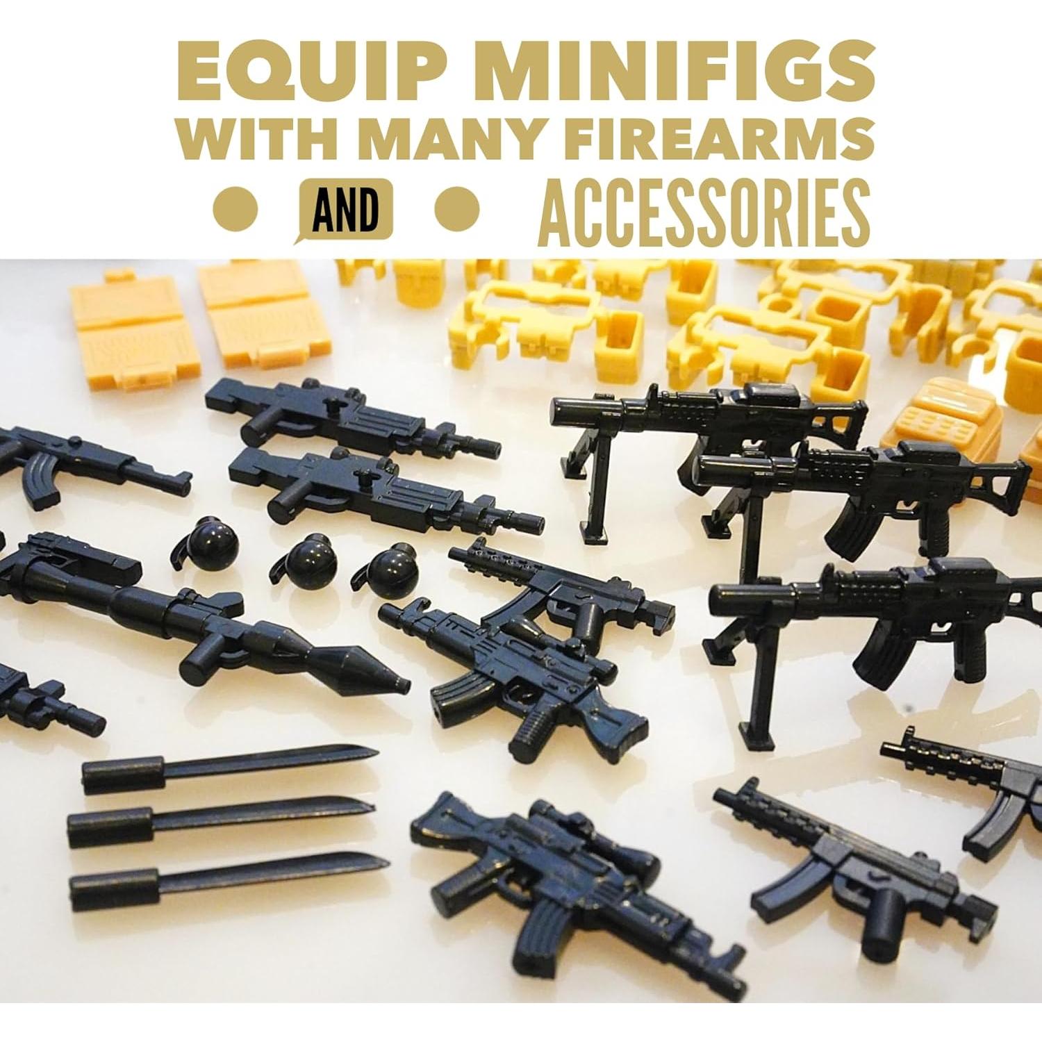 Bloques de Construcción Base Militar WOMA Toys con Armas y Accesorios