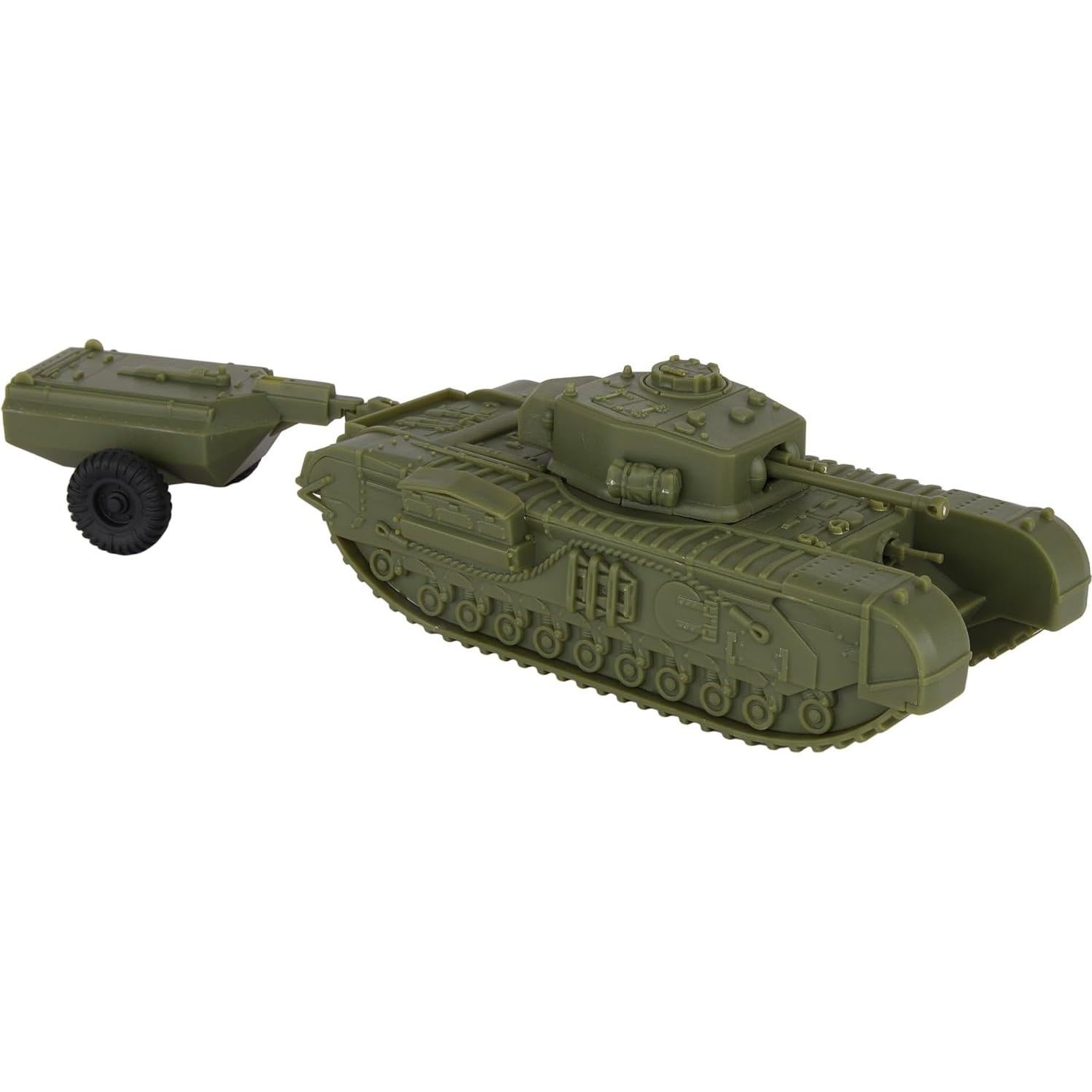 Tanque Crocodile Churchill Británico BMC 1:38 Verde OD