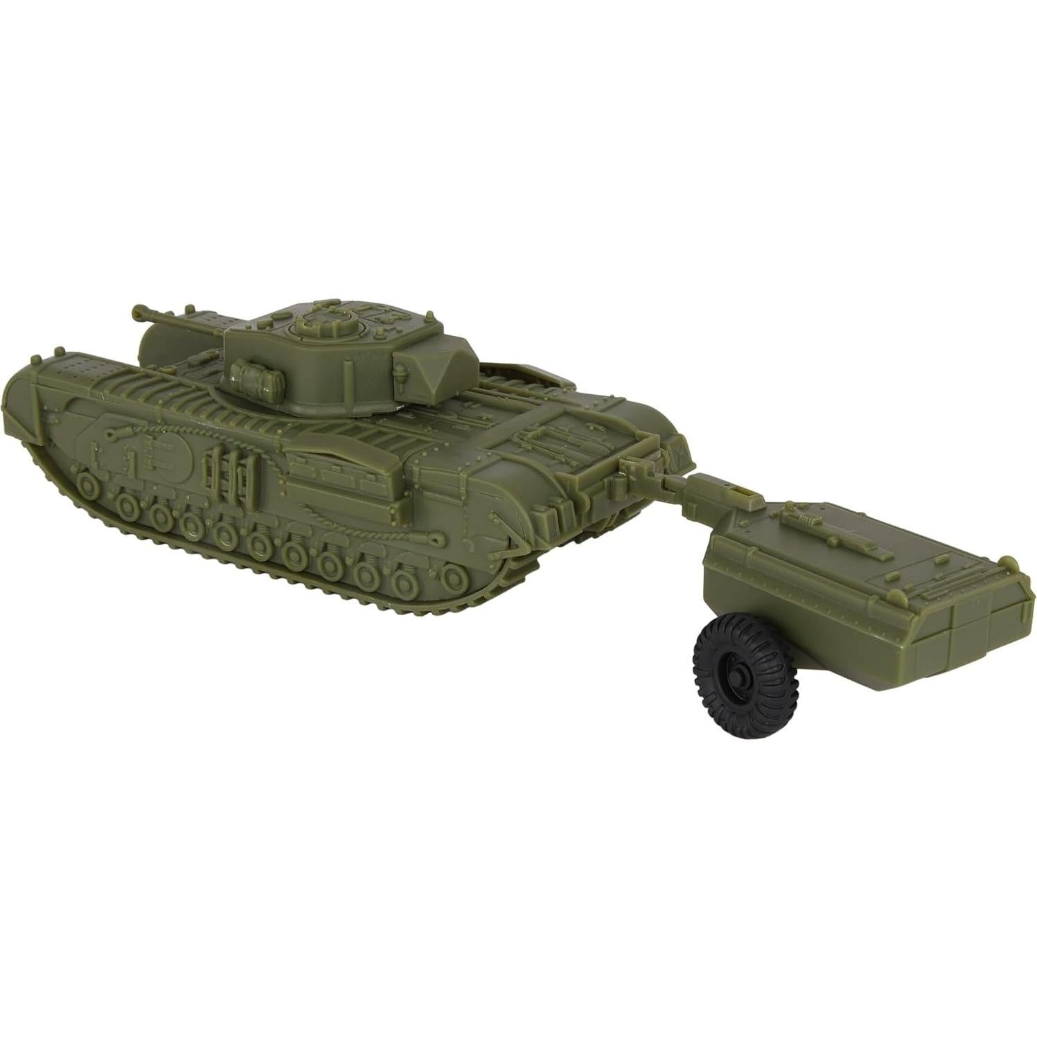 Tanque Crocodile Churchill Británico BMC 1:38 Verde OD