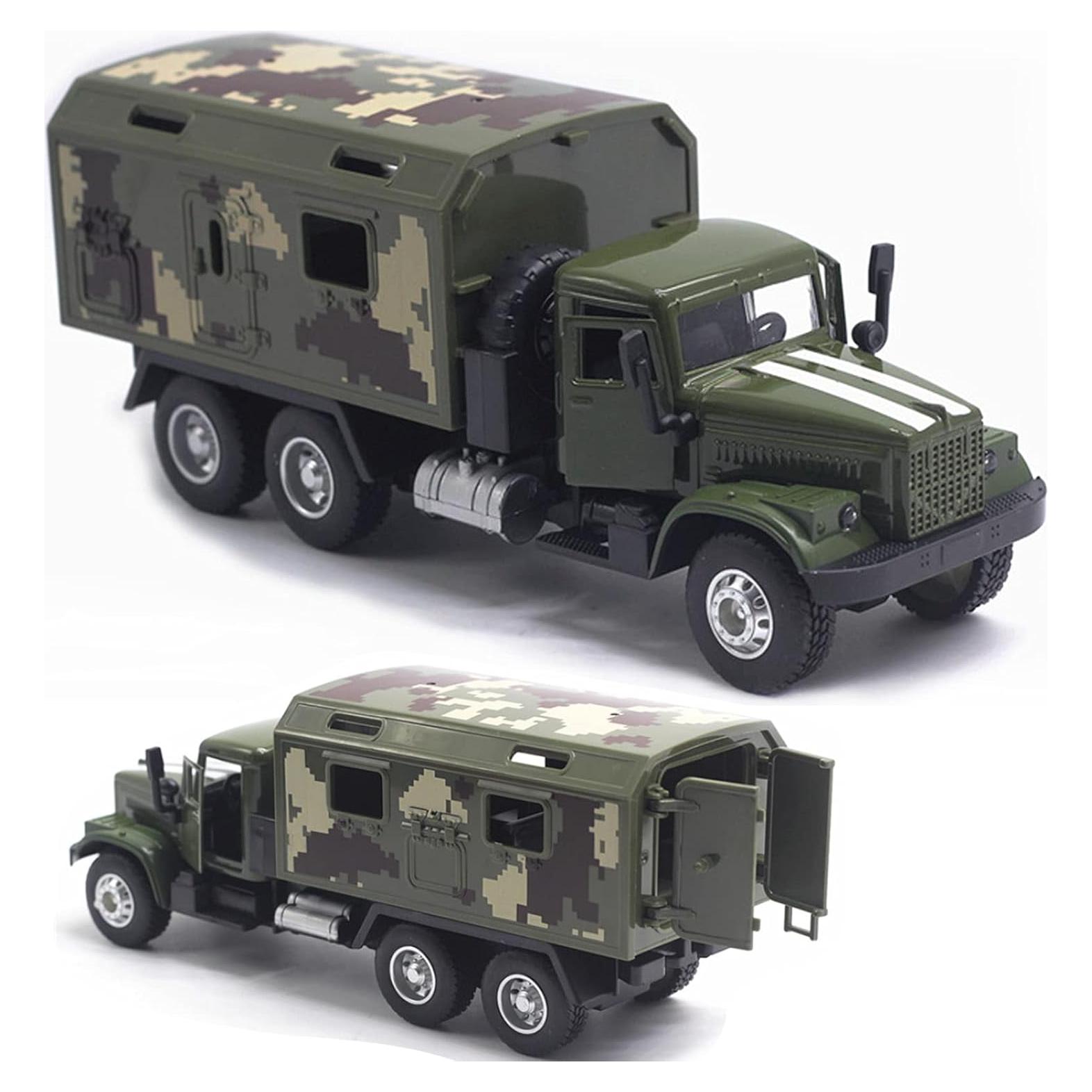 Camión Militar OTONOPI Diecast con Retroceso y Sonidos