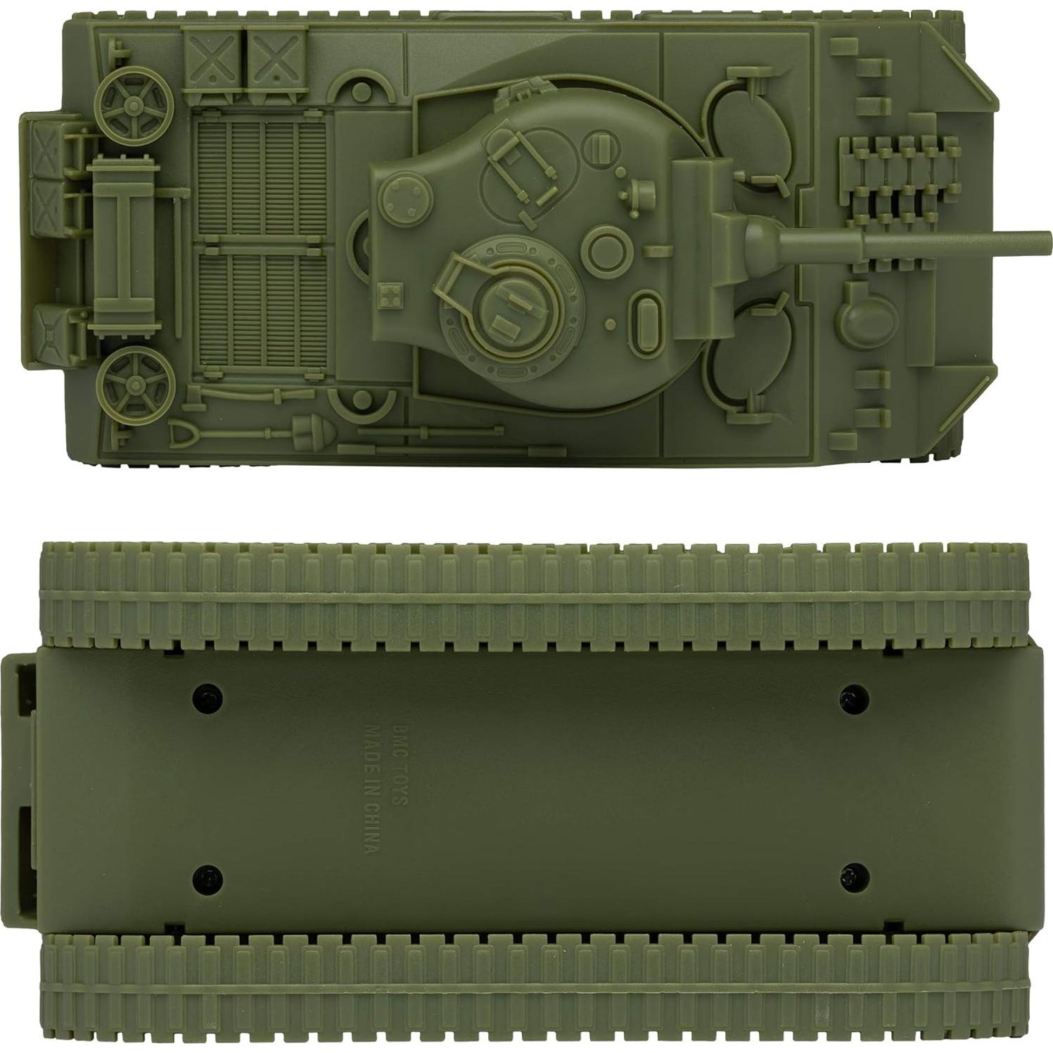 Tanque BMC WW2 Sherman M4 Verde Oliva 1:32 para Colección