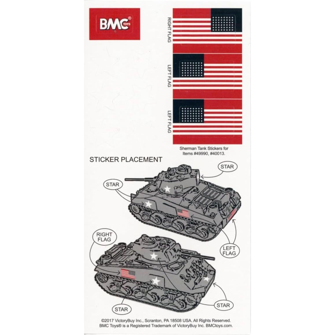 Tanque BMC WW2 Sherman M4 Verde Oliva 1:32 para Colección