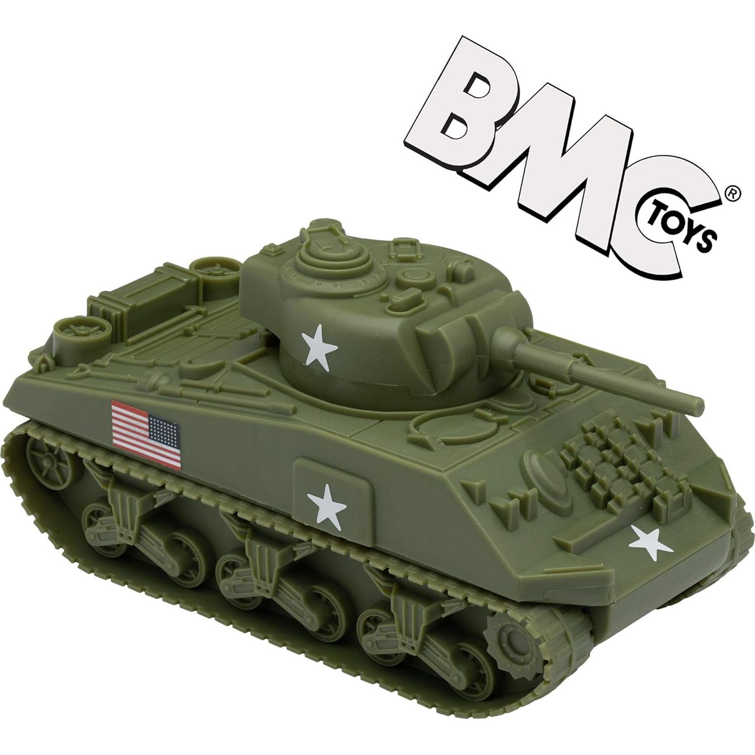 Tanque BMC WW2 Sherman M4 Verde Oliva 1:32 para Colección