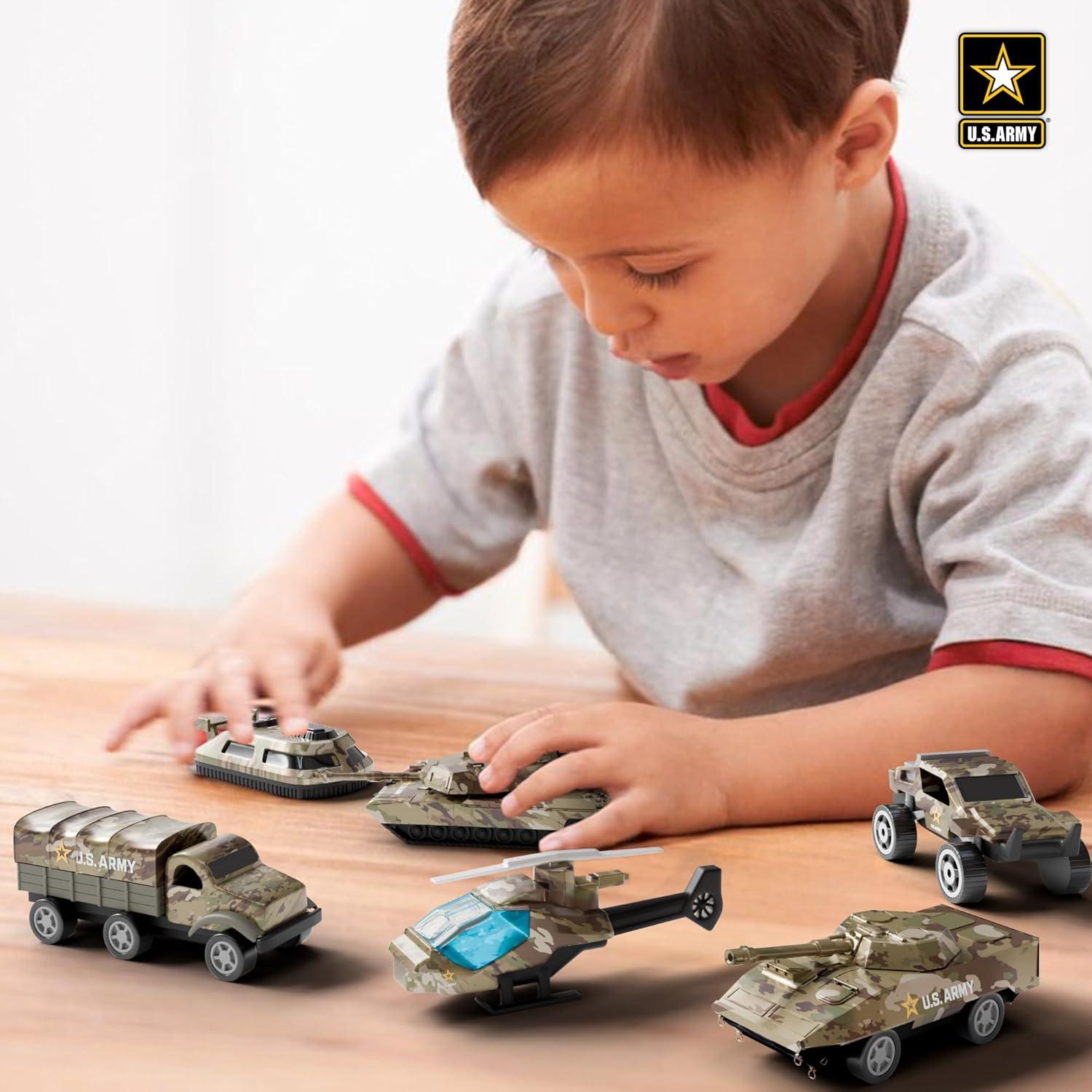 Conjunto de Vehículos de Juguete Militares Lollipop - 6 Piezas