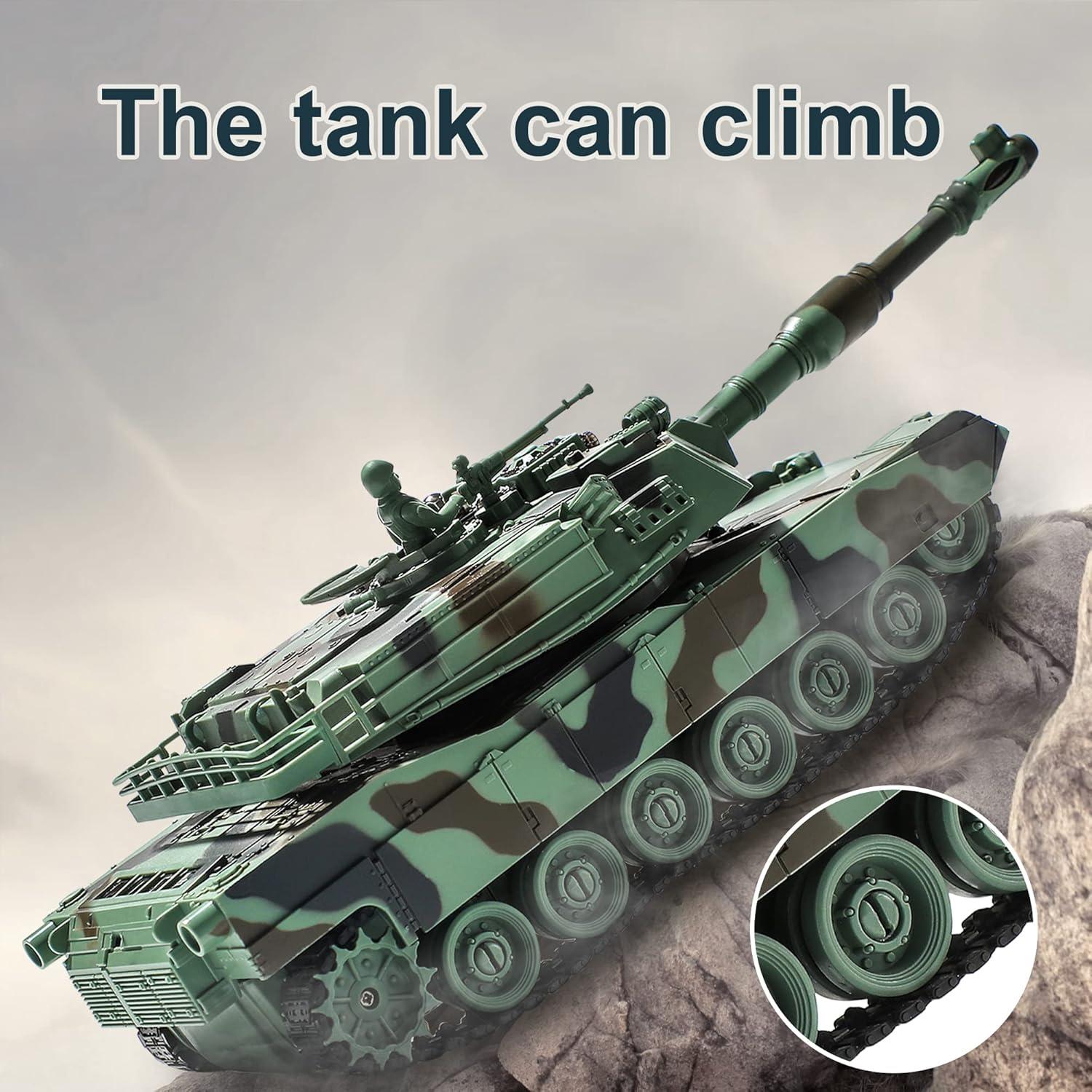 Tanque de Control Remoto Bvrorere M1A2 Abrams 1:28 con Sonido