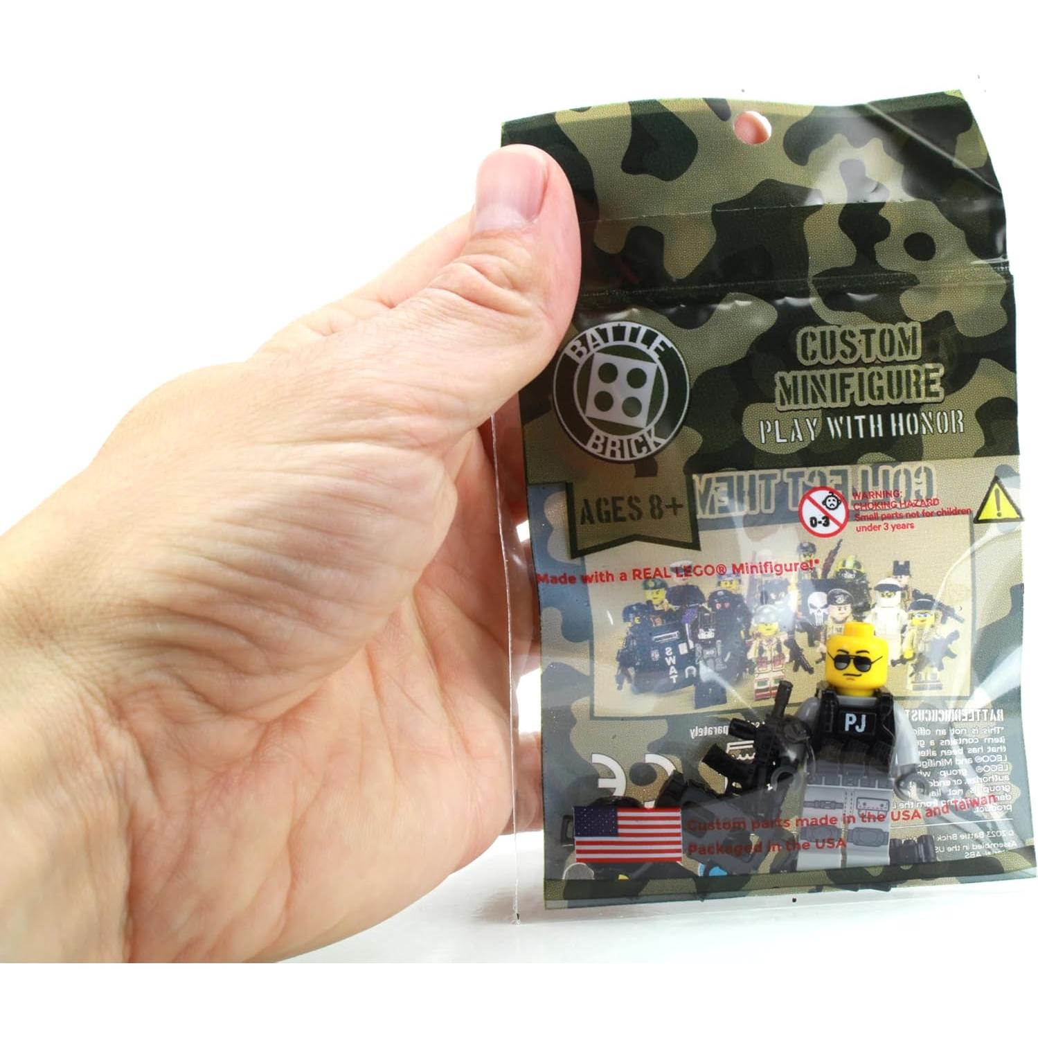 Minifigura Militar PJ Comando de Rescate Battle Brick 4.45 cm