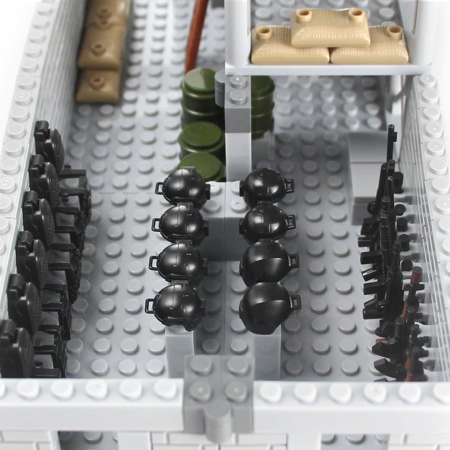 Juego de Bloques de Construcción Militar WX 389 Piezas Base Defensa