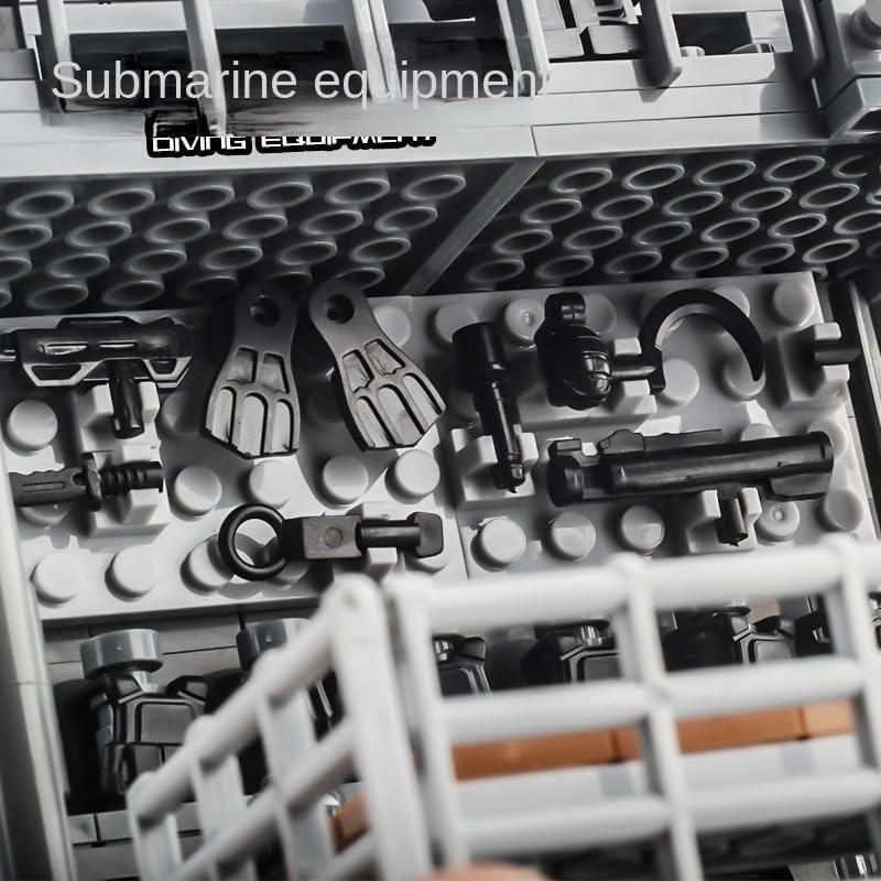 Juego de Bloques de Construcción Militar ELEFOCUS con 6 Figuras