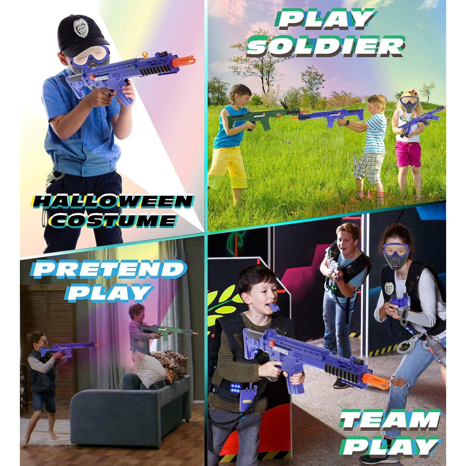 Kit de Juego de Rol Policías y Soldados Mozlly - 9 Piezas