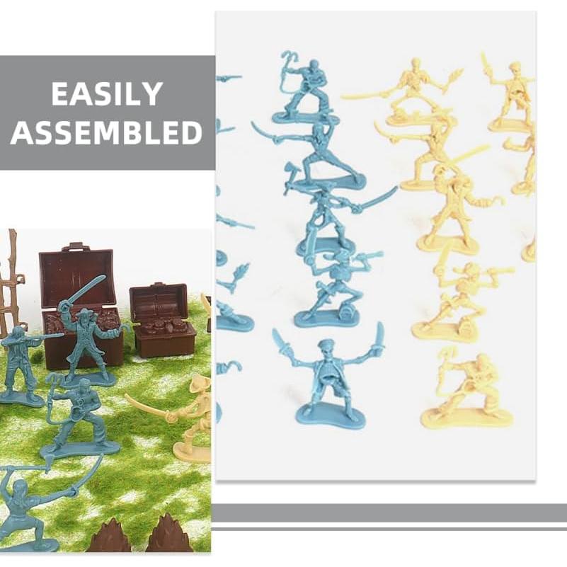 Figuras Miniatura de Soldados Piratas Toyvian 100 Piezas