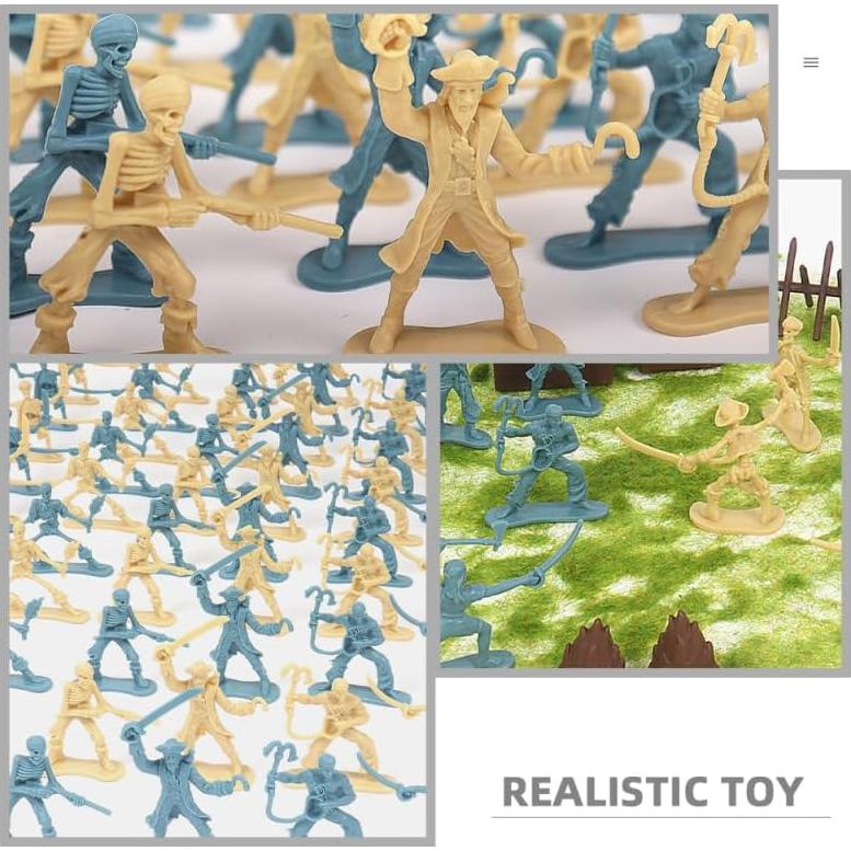 Figuras Miniatura de Soldados Piratas Toyvian 100 Piezas