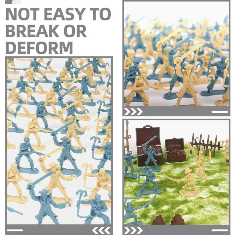 Figuras Miniatura de Soldados Piratas Toyvian 100 Piezas