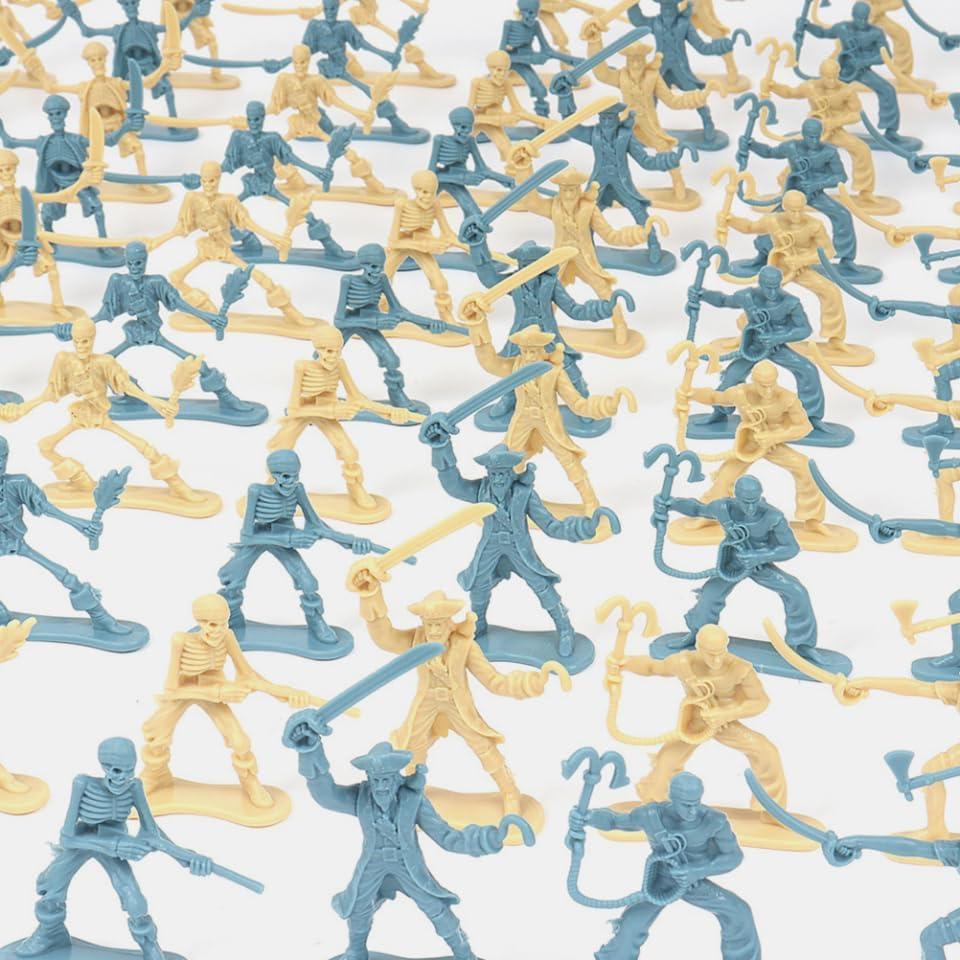 Figuras de Soldados Piratas BESPORTBLE 100pcs Miniaturas 5.5cm