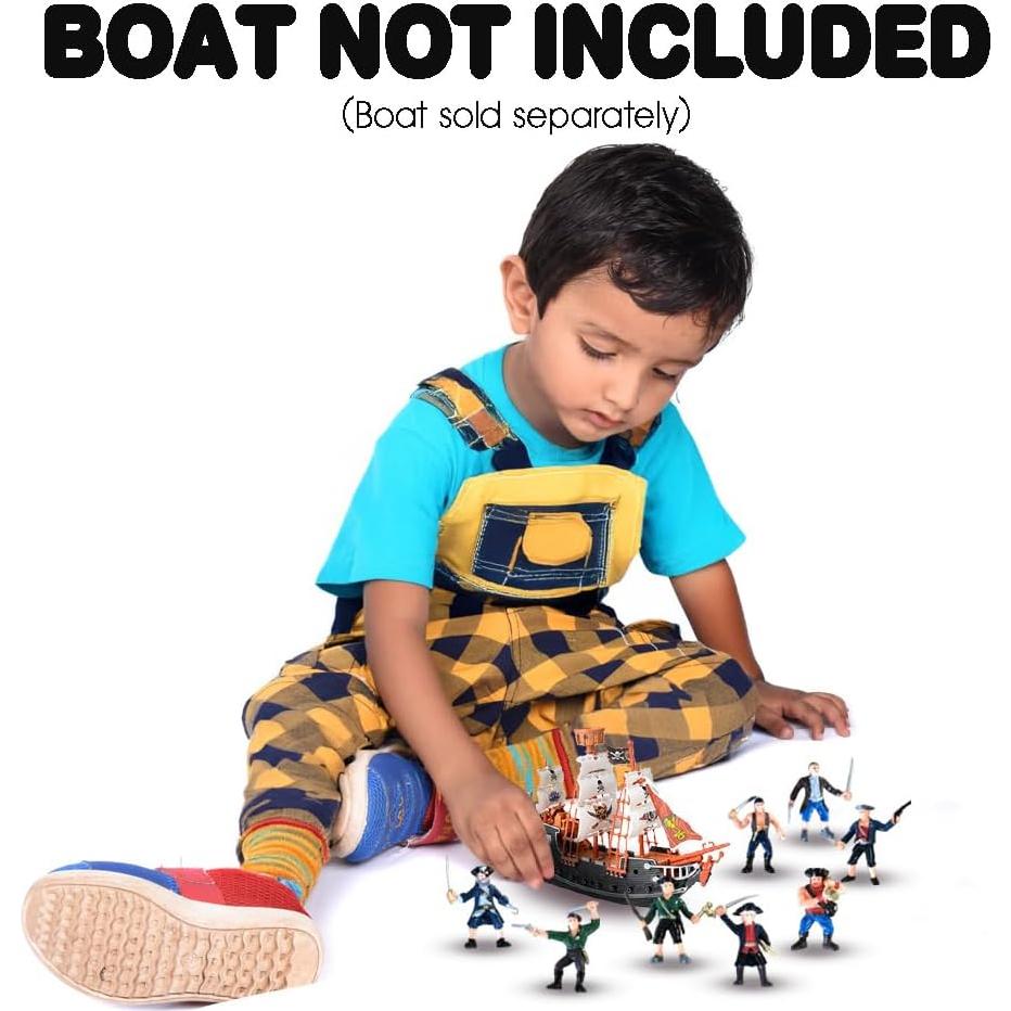 Juego de Figuras de Acción Pirata ArtCreativity - 8 Figuras 8.89 cm